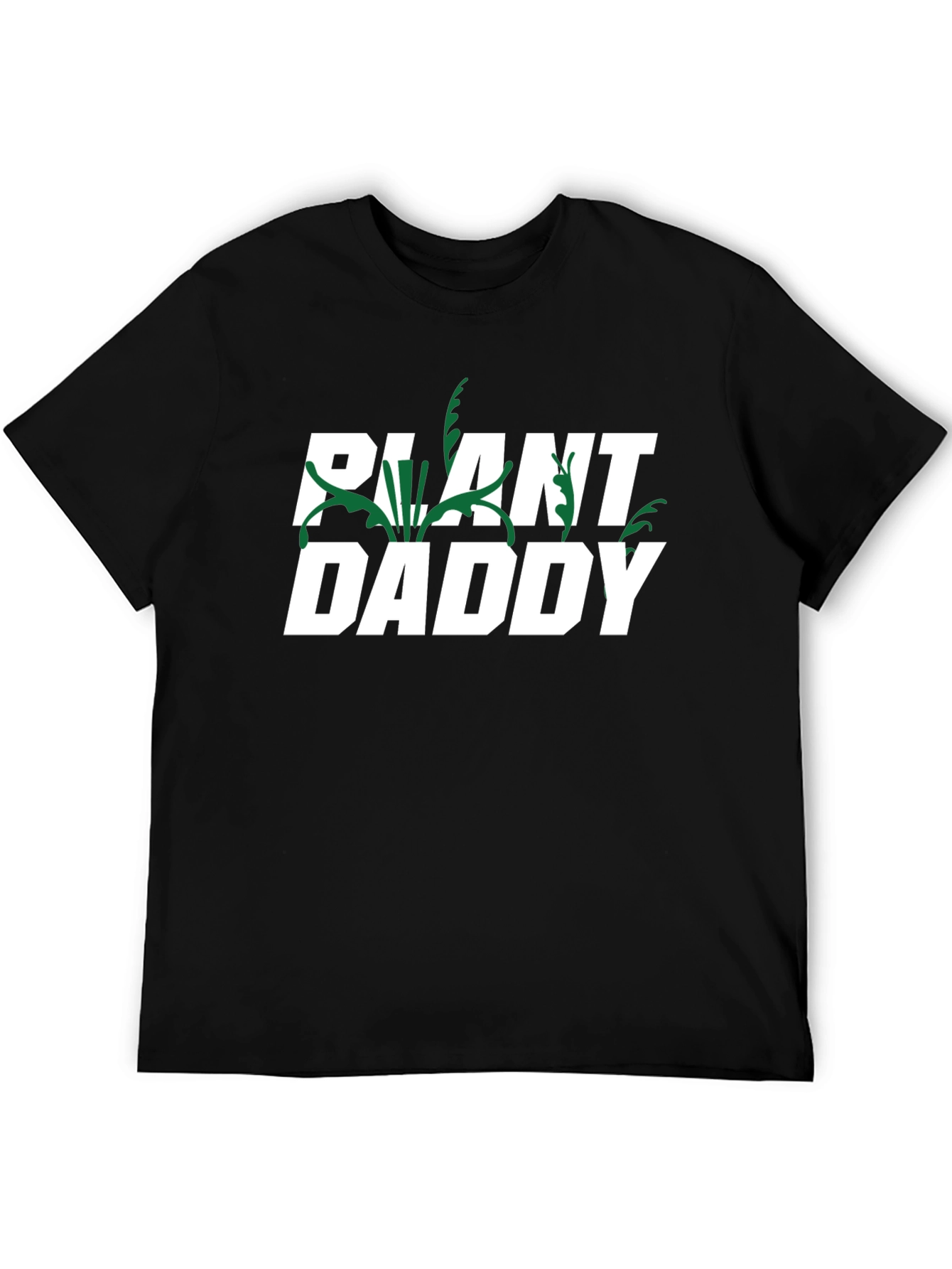 Plant Daddy Graphic Tee - Black Cotton Blend T-Shirt