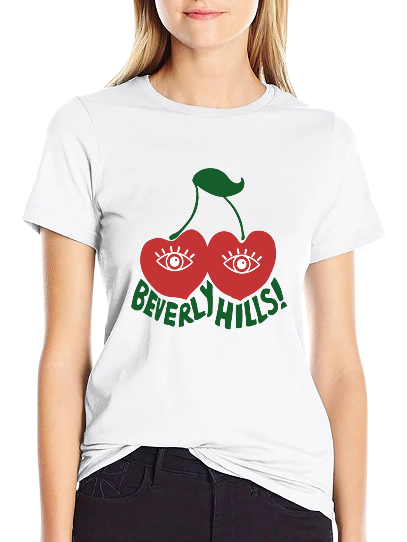 Beverly Hills Eye Cherry Graphic T-Shirt