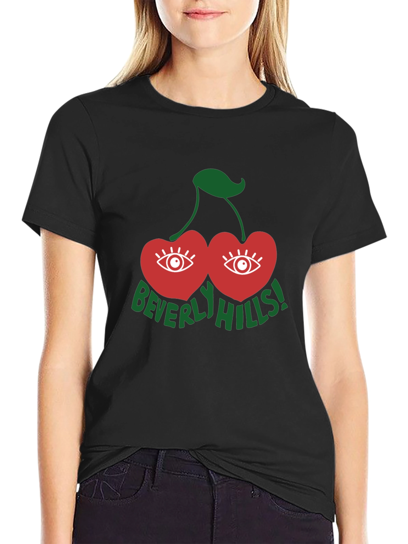Beverly Hills Eye Cherry Graphic T-Shirt
