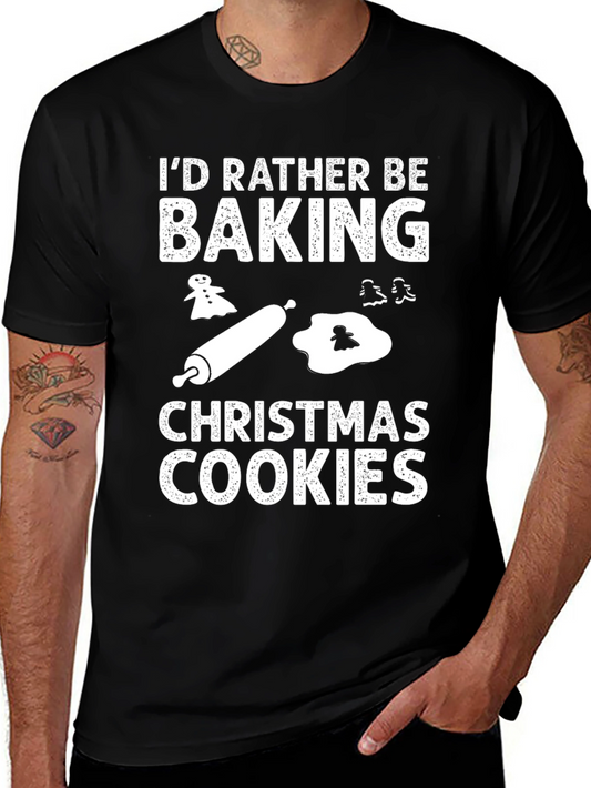 Baking Christmas Cookies Graphic T-Shirt