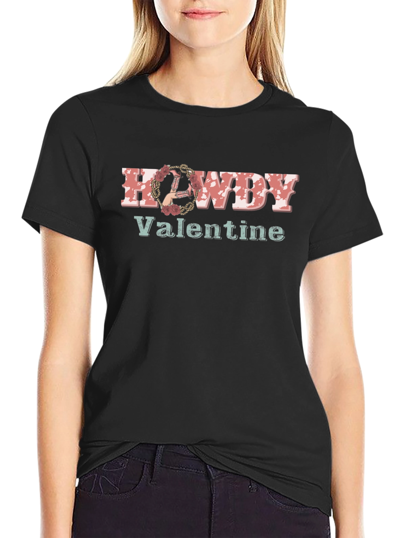 Howdy Valentine Graphic Tee - Western Love