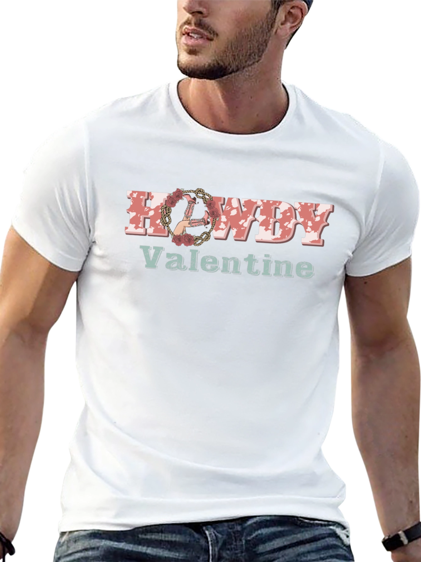 Howdy Valentine Graphic Tee - Western Love