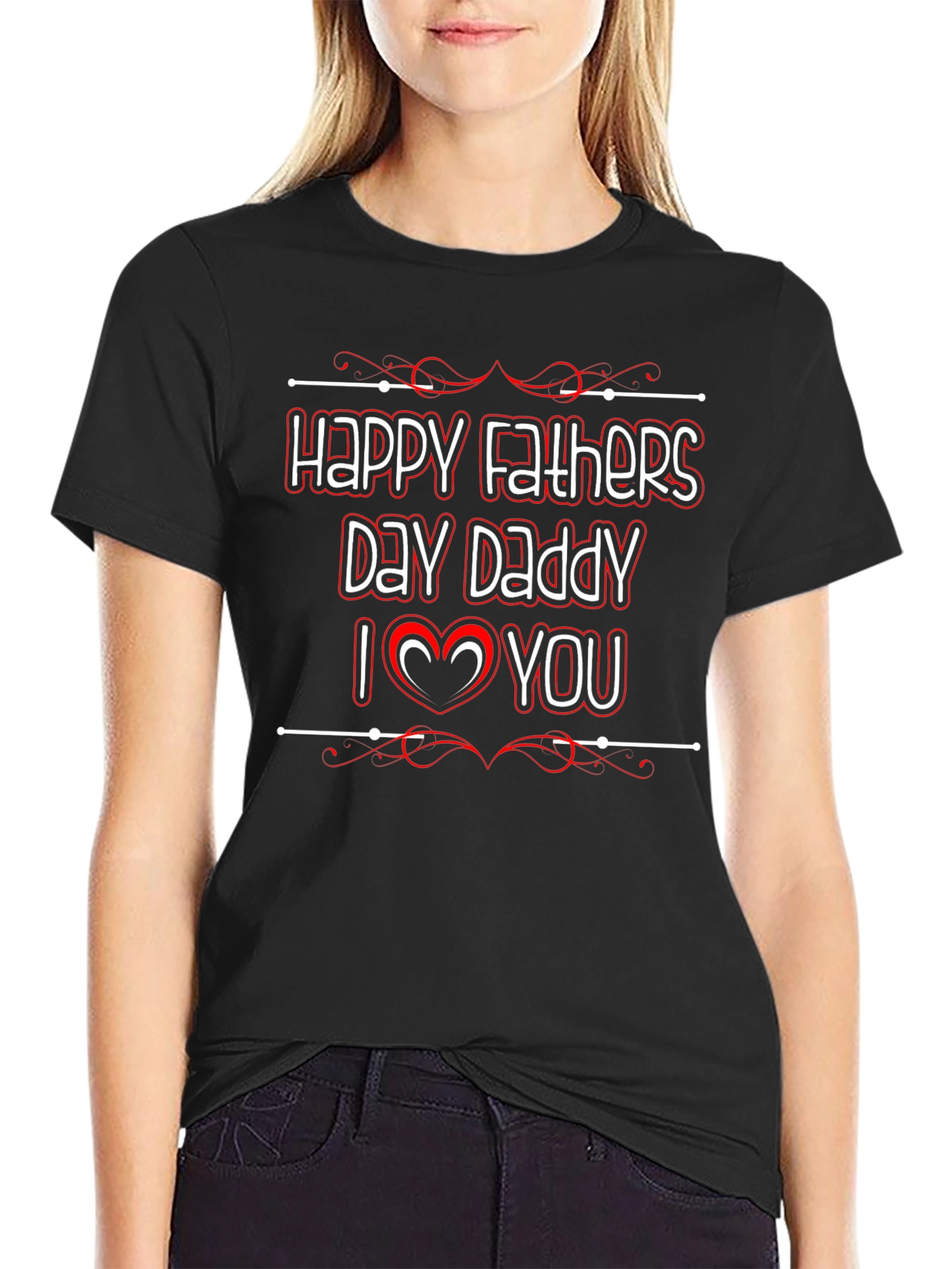 Happy Fathers Day Daddy Graphic T-Shirt