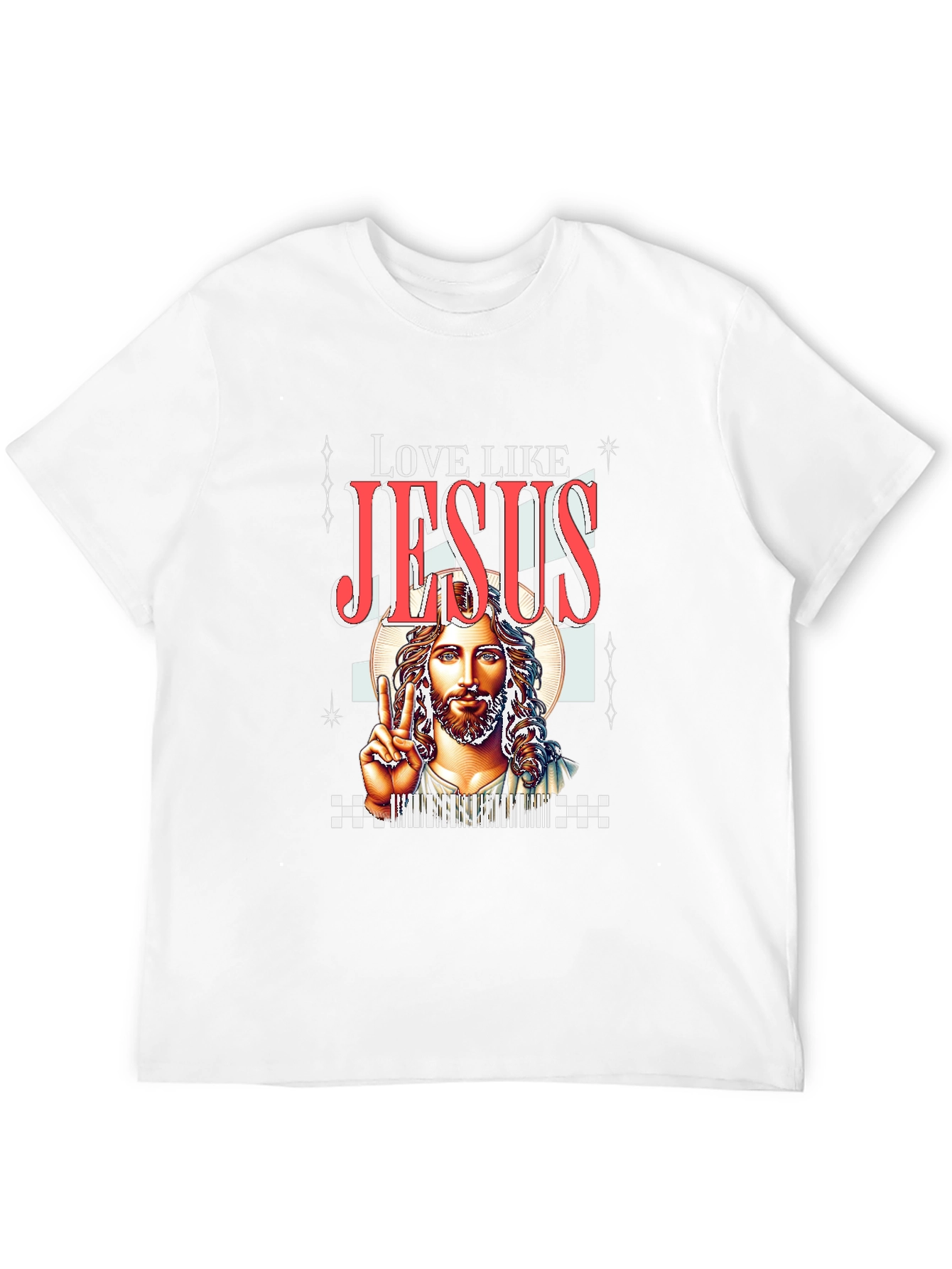Love Like Jesus Graphic Tee - Black