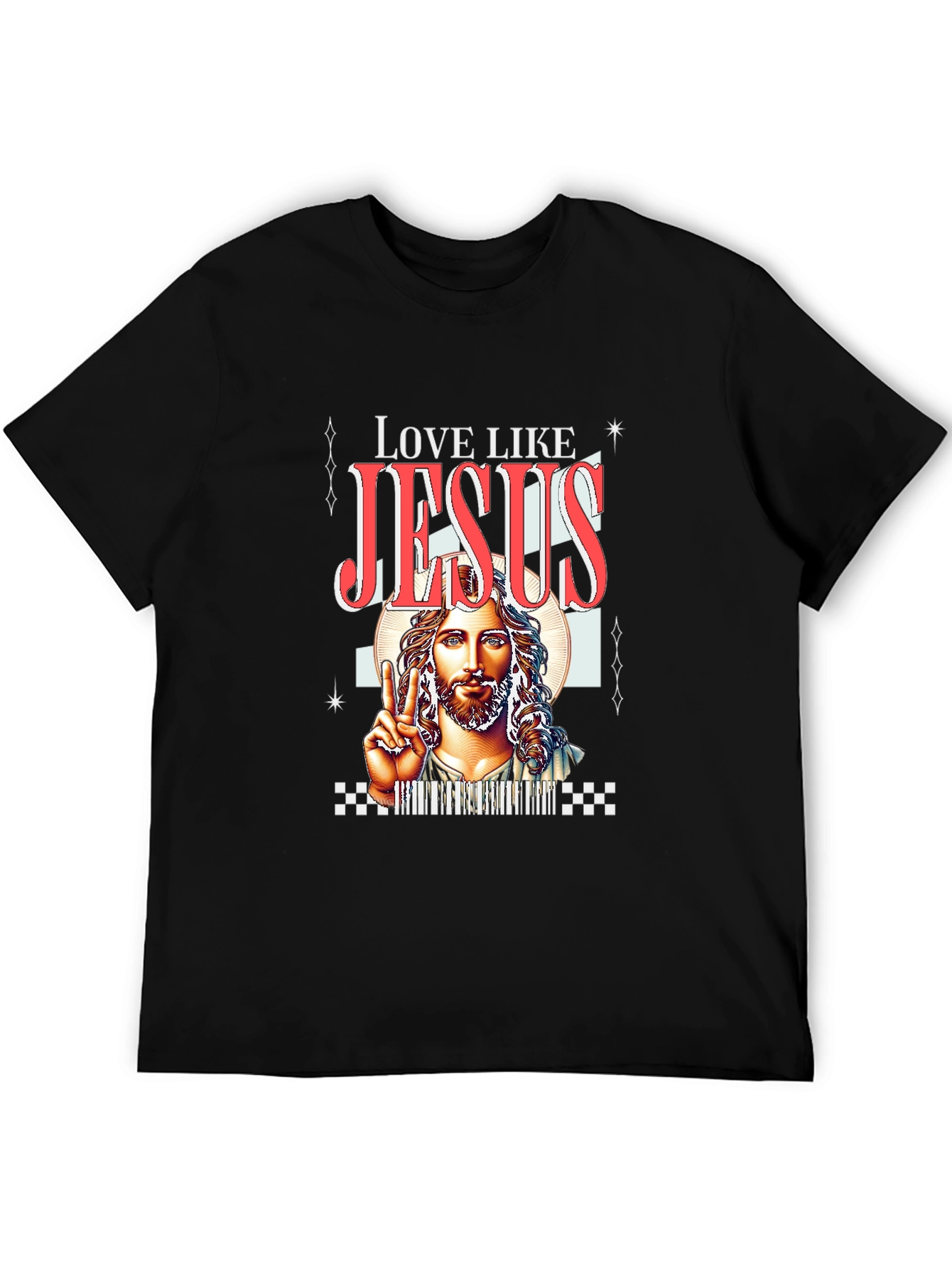 Love Like Jesus Graphic Tee - Black