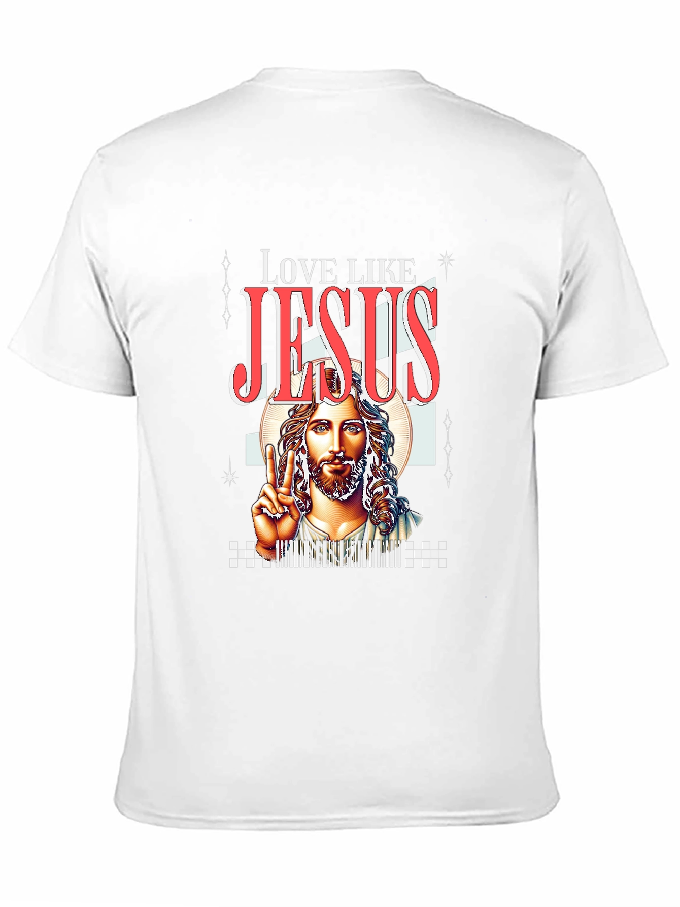 Love Like Jesus Graphic Tee - Black