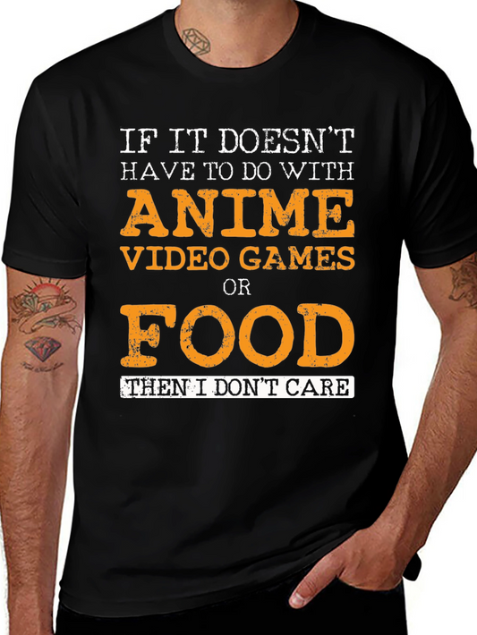 Anime Video Games Food T-Shirt