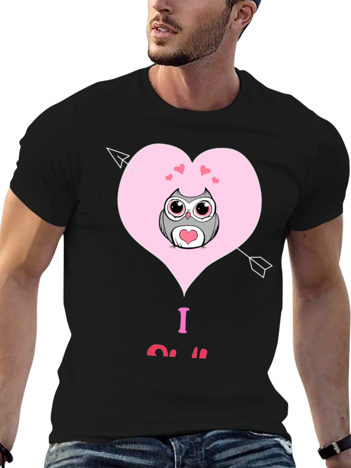 I Love Owl Valentines Day T-Shirt