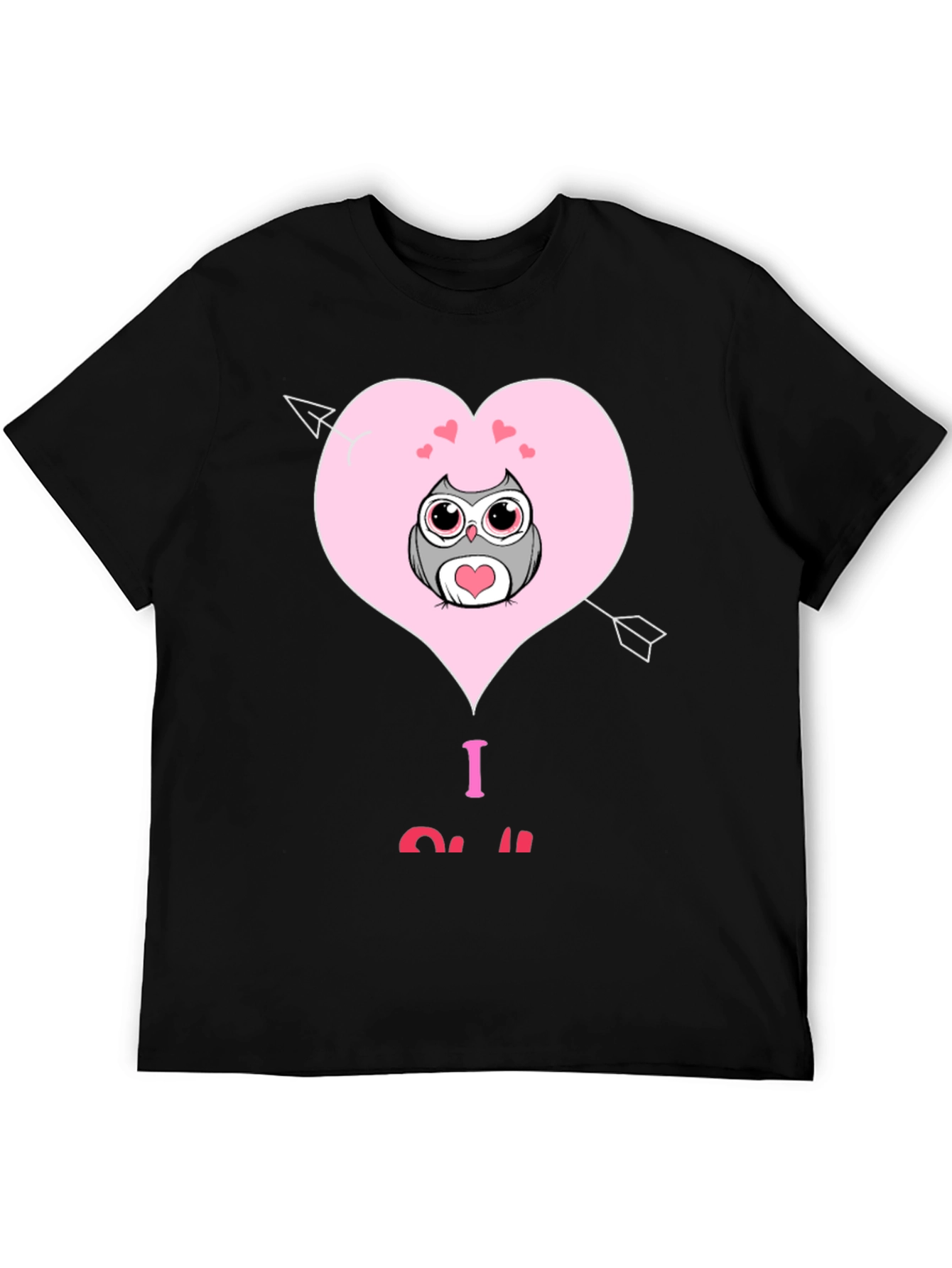 I Love Owl Valentines Day T-Shirt
