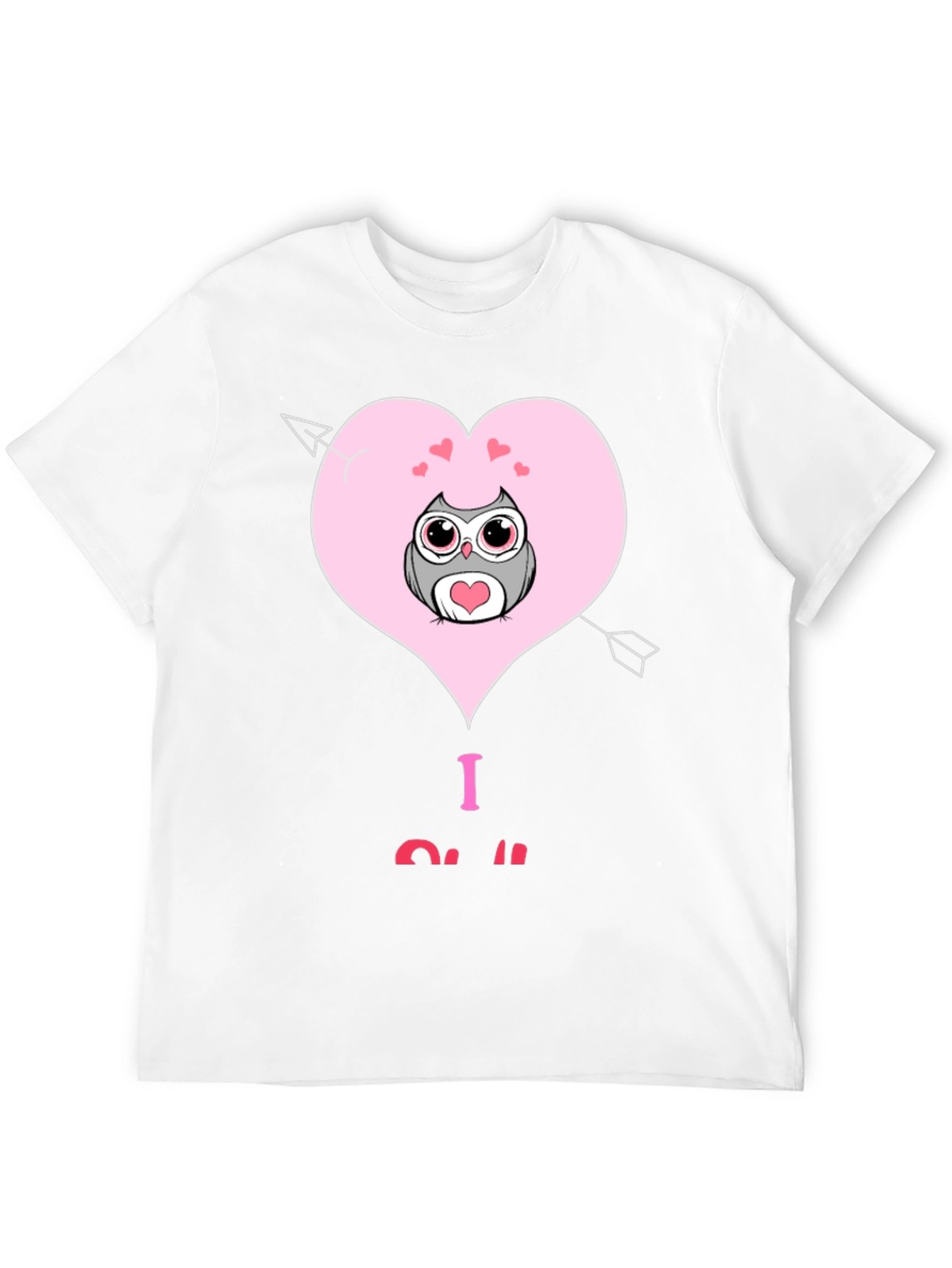 I Love Owl Valentines Day T-Shirt