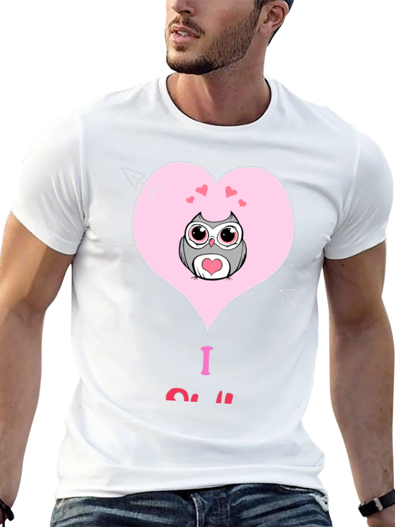 I Love Owl Valentines Day T-Shirt