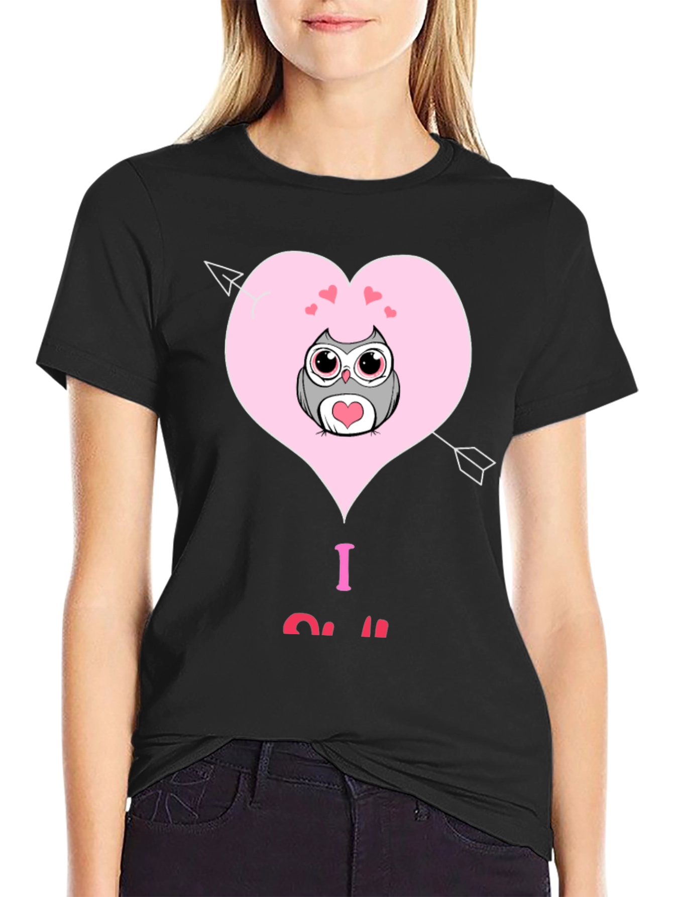 I Love Owl Valentines Day T-Shirt