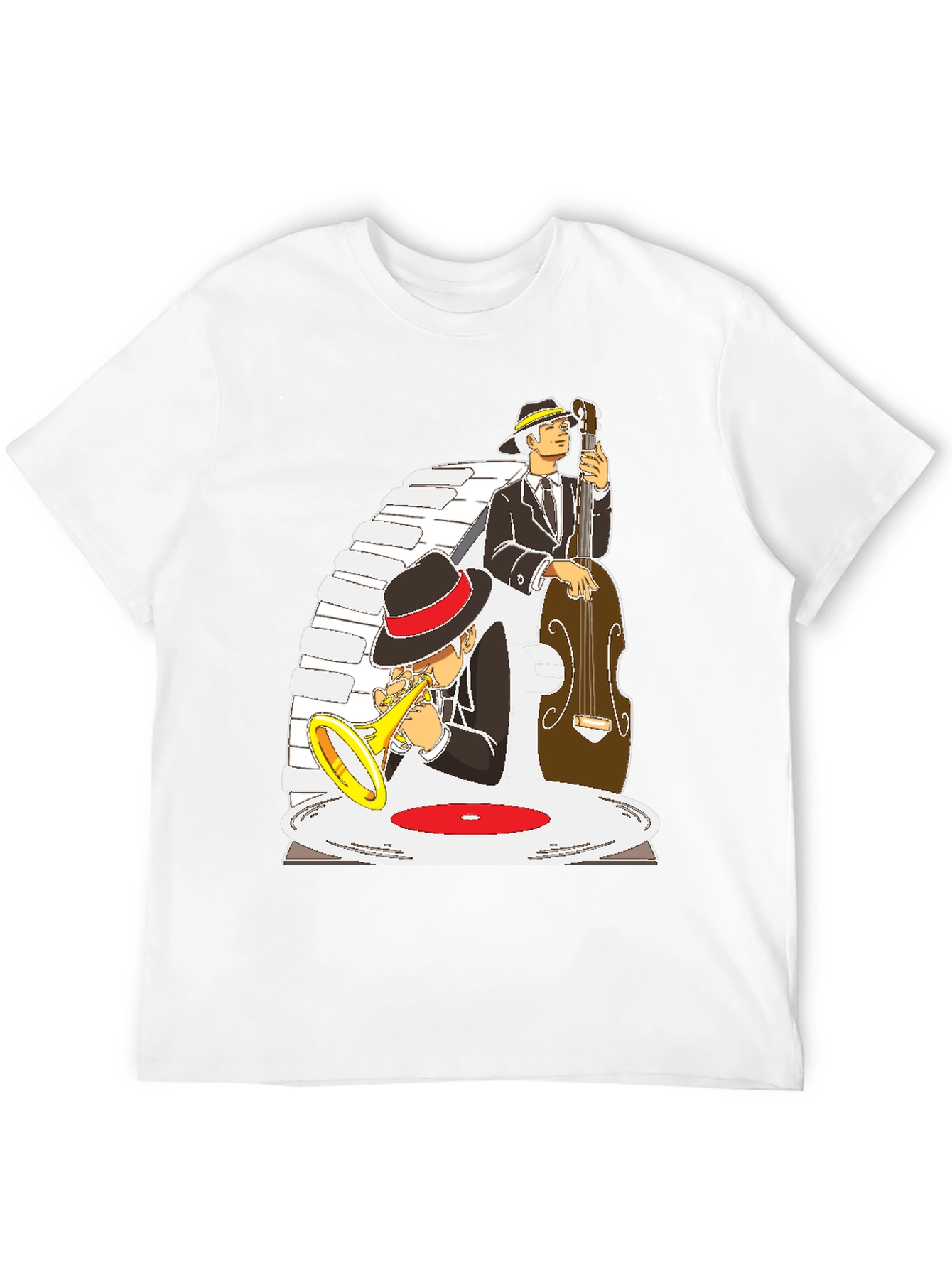 Jazz Musician Graphic T-Shirt