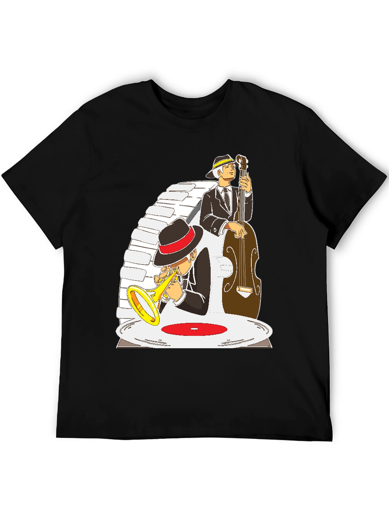 Jazz Musician Graphic T-Shirt