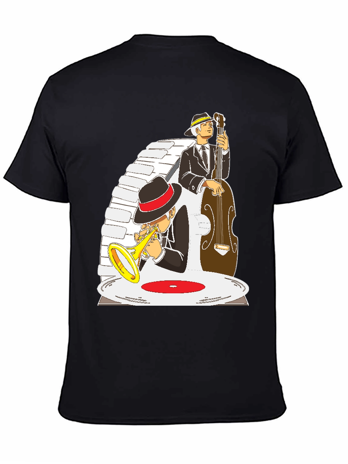 Jazz Musician Graphic T-Shirt