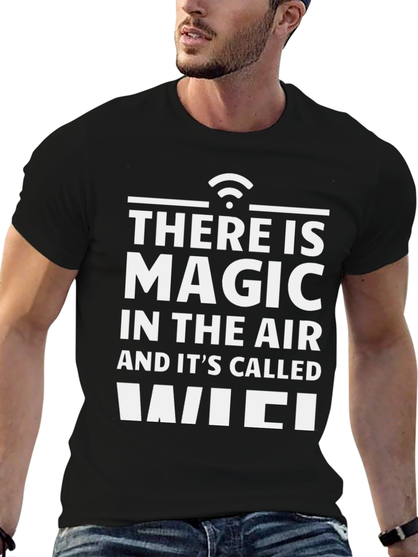 Magic WiFi T-Shirt - Funny Tech Tee