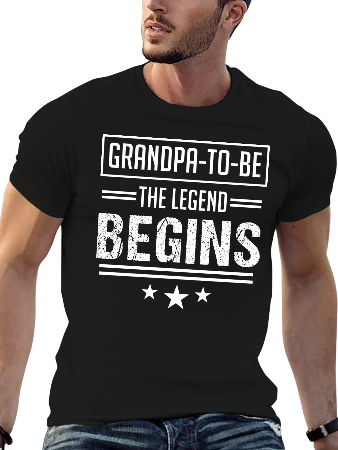 Grandpa To Be Legend Begins T-Shirt