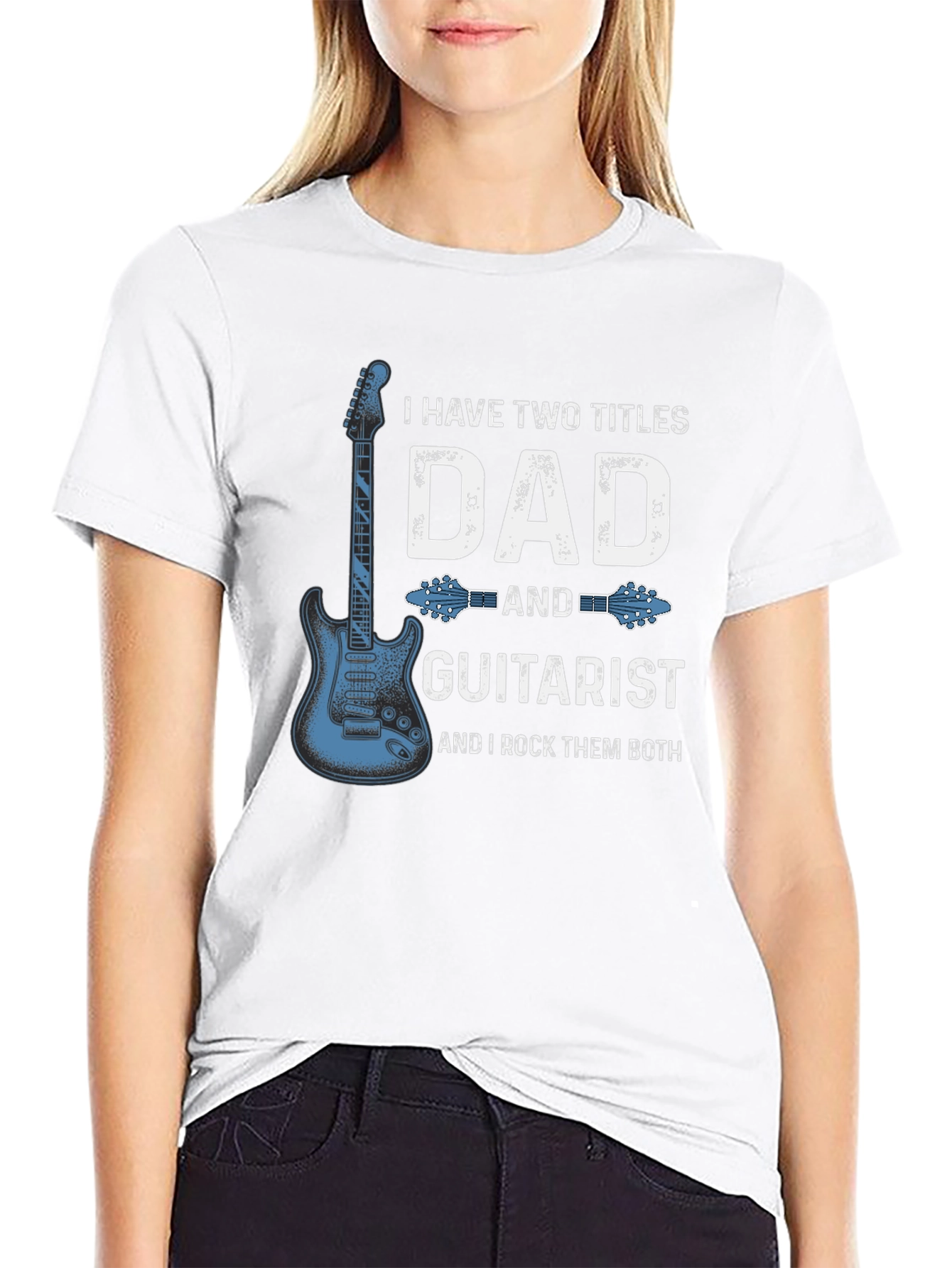 Dad Guitarist Graphic T-Shirt
