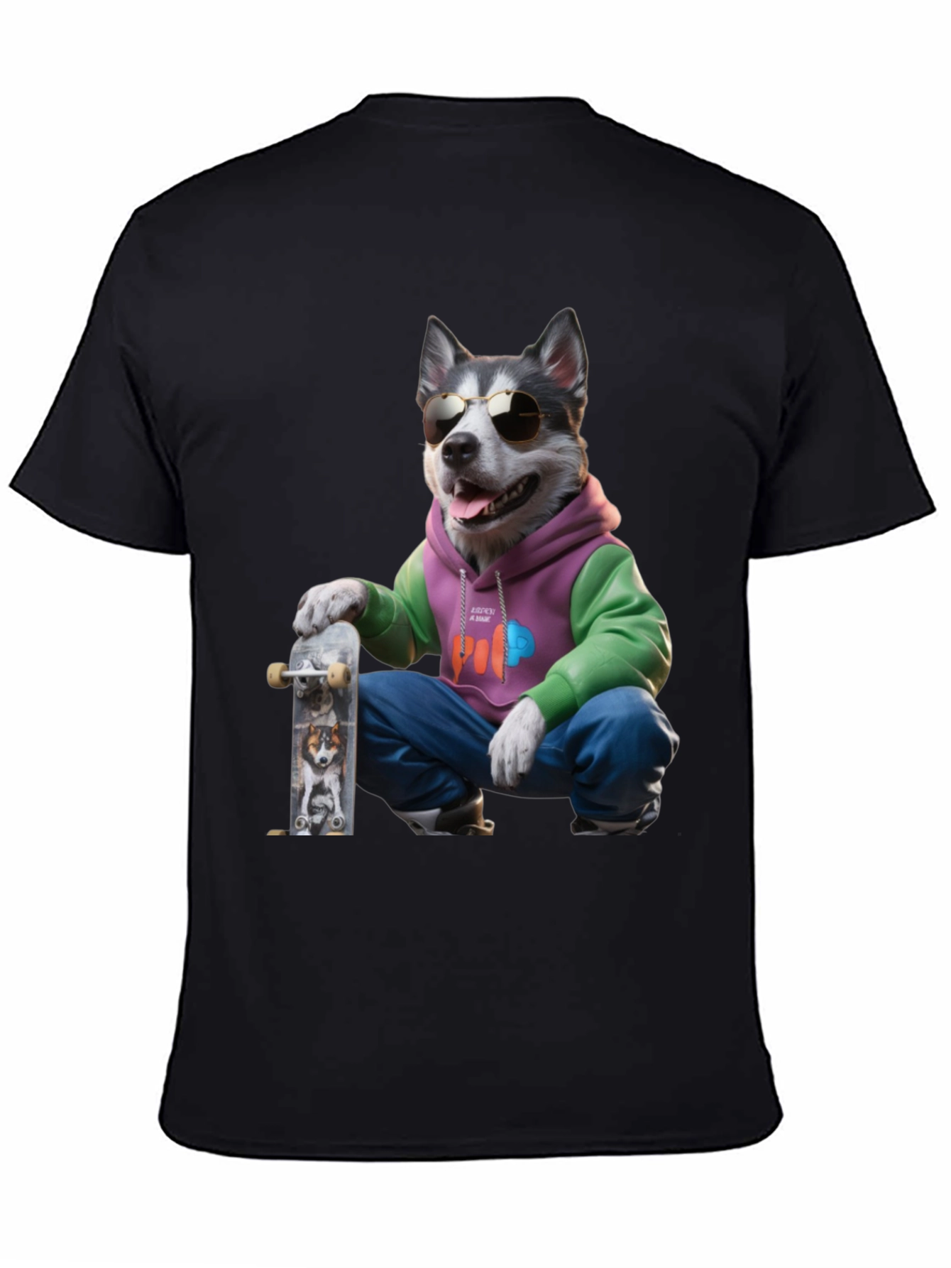 Cool Husky Skater T-Shirt