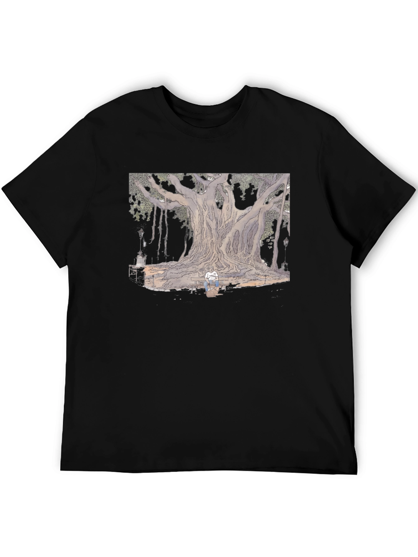 Illustrated Tree Graphic Tee