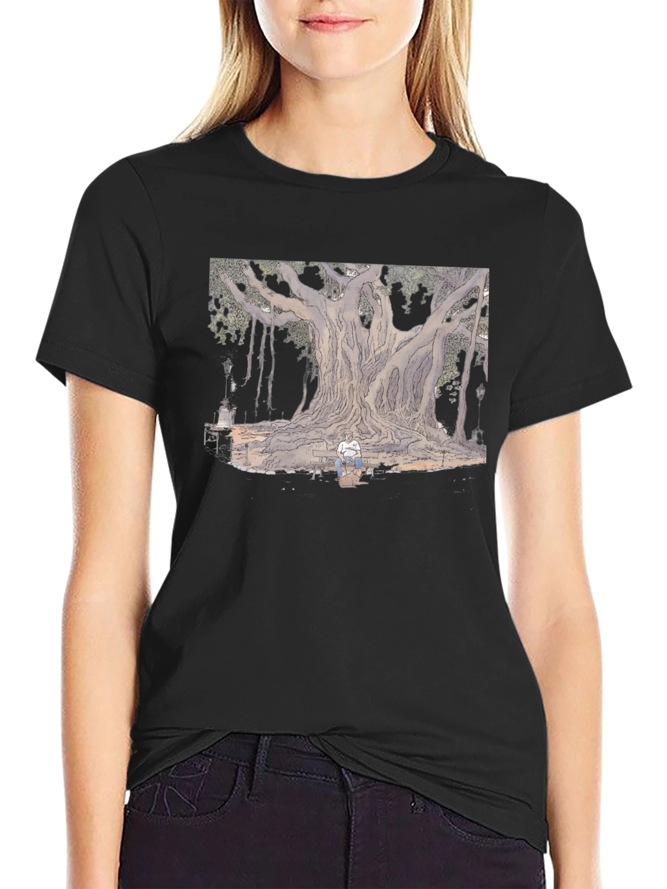 Illustrated Tree Graphic Tee