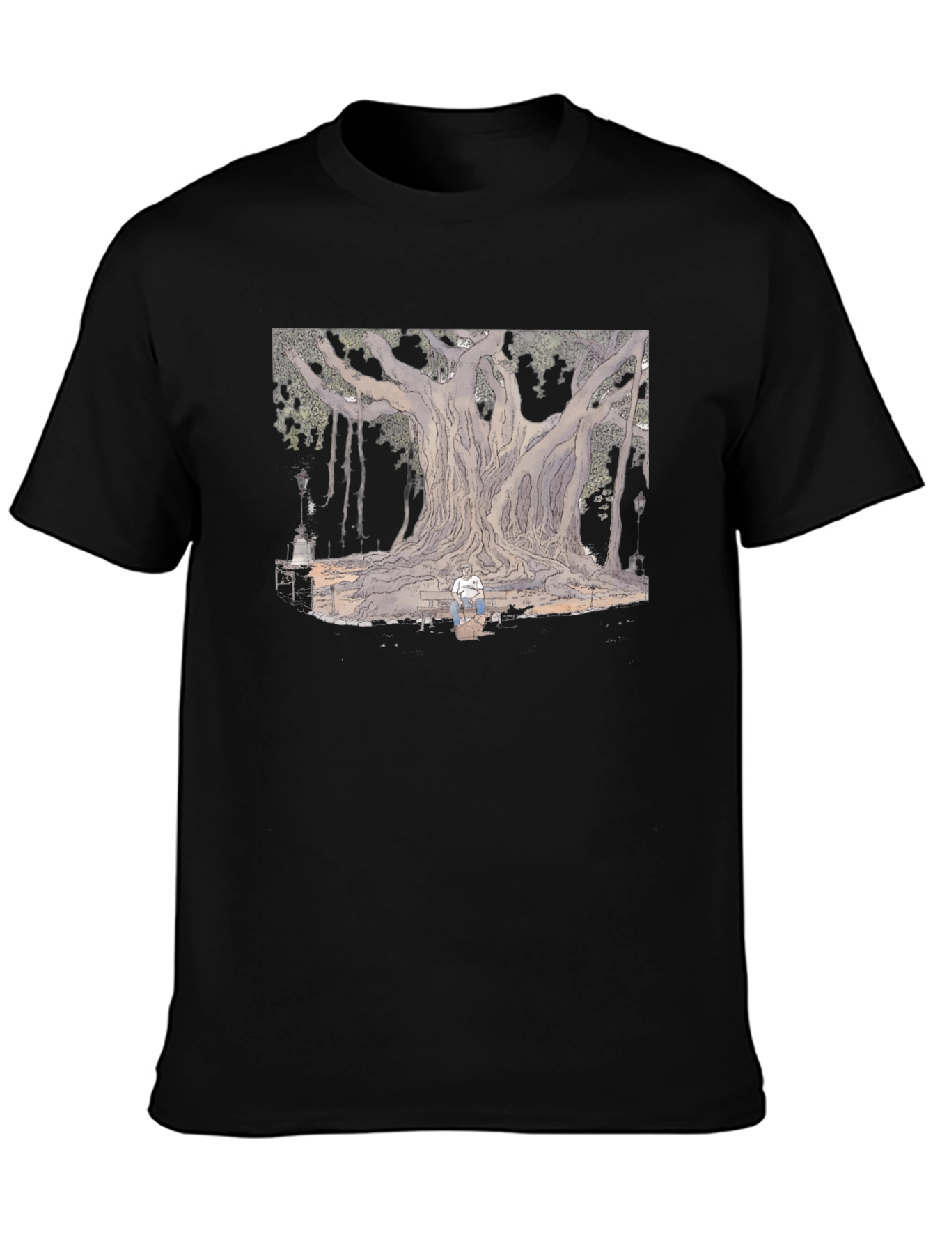 Illustrated Tree Graphic Tee