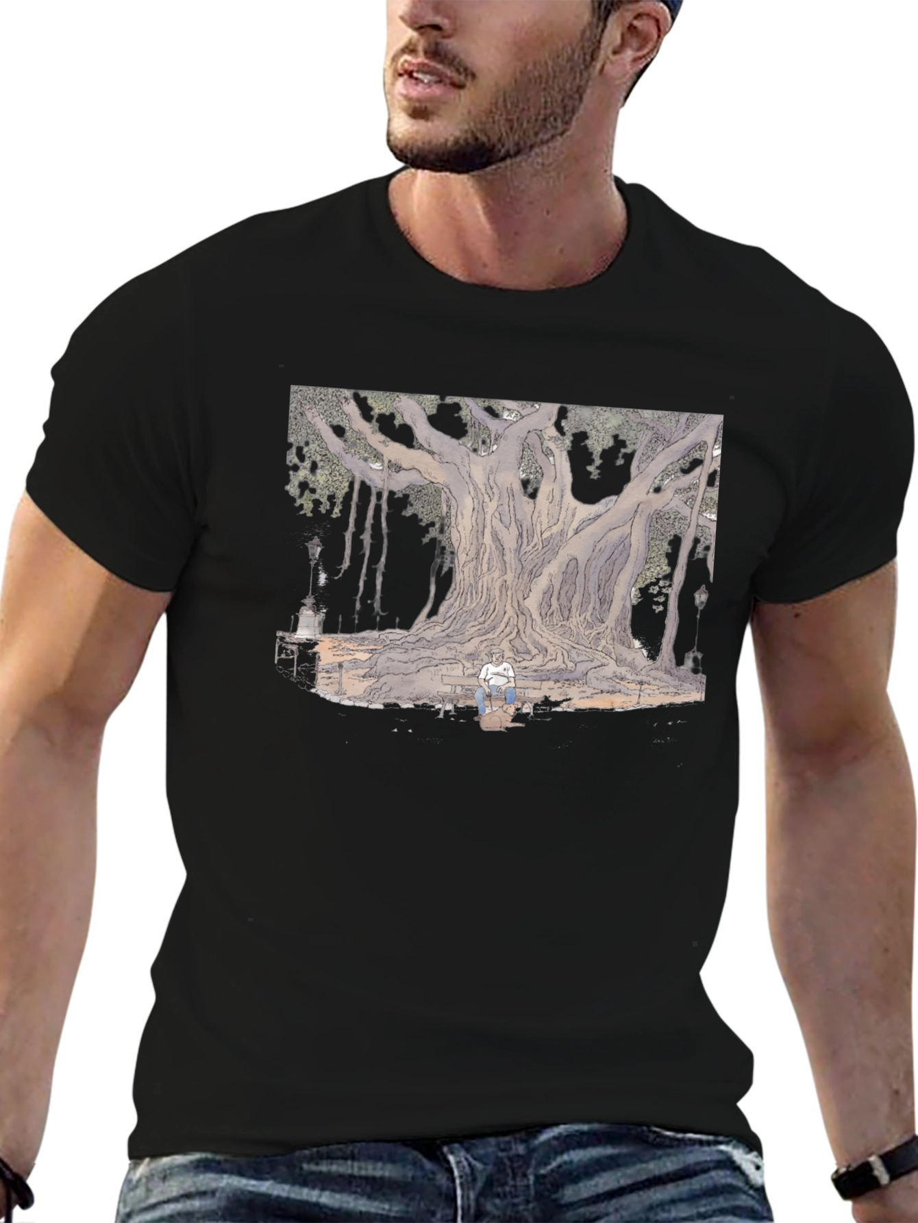 Illustrated Tree Graphic Tee