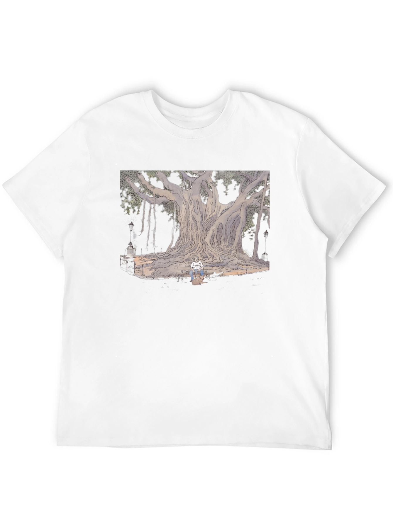Illustrated Tree Graphic Tee