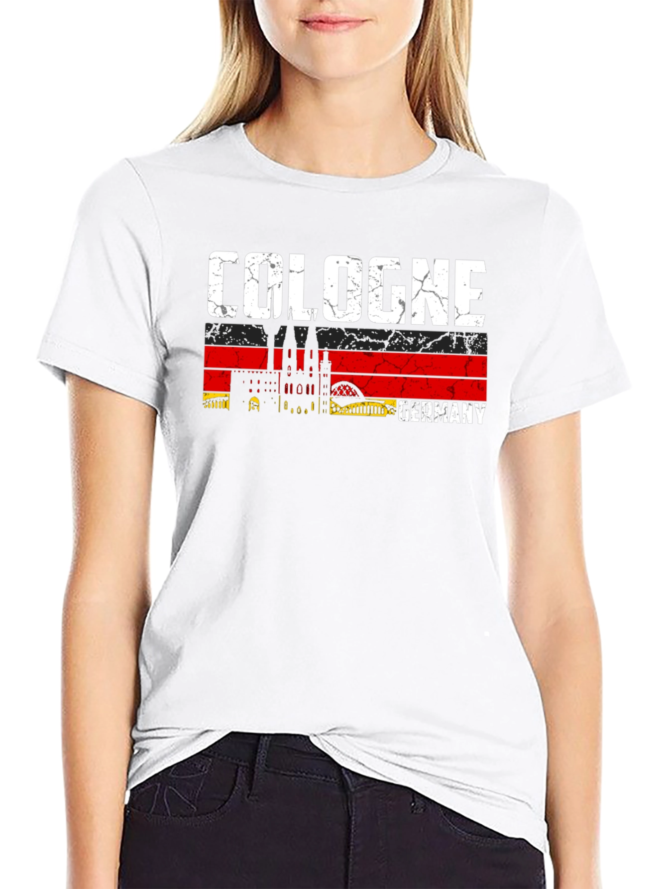 Cologne Germany T-Shirt City Skyline Graphic Tee