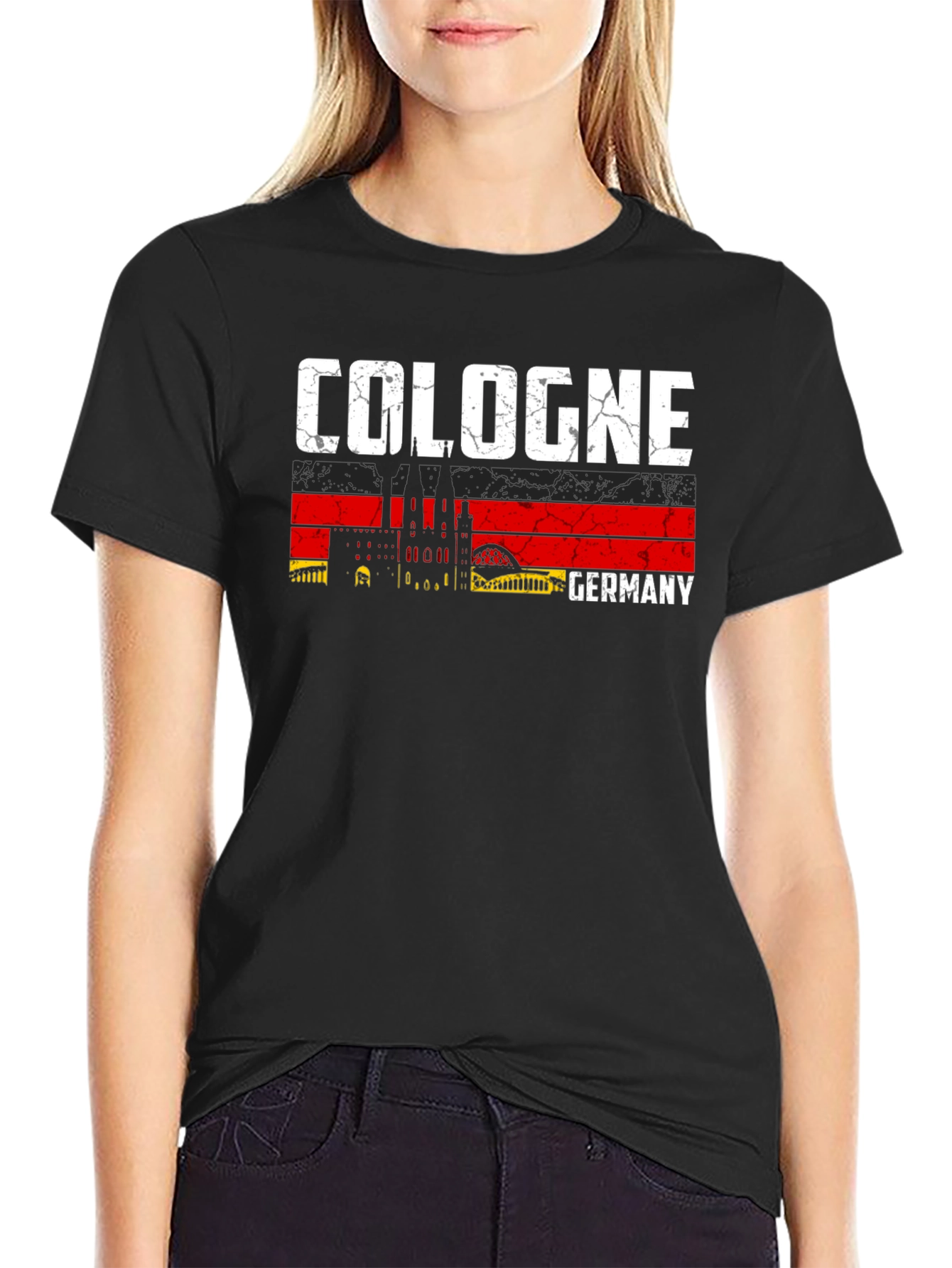Cologne Germany T-Shirt City Skyline Graphic Tee
