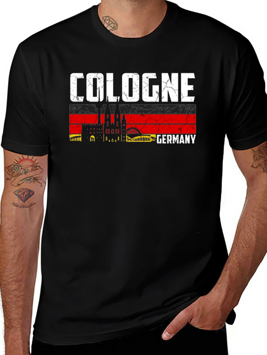 Cologne Germany T-Shirt City Skyline Graphic Tee