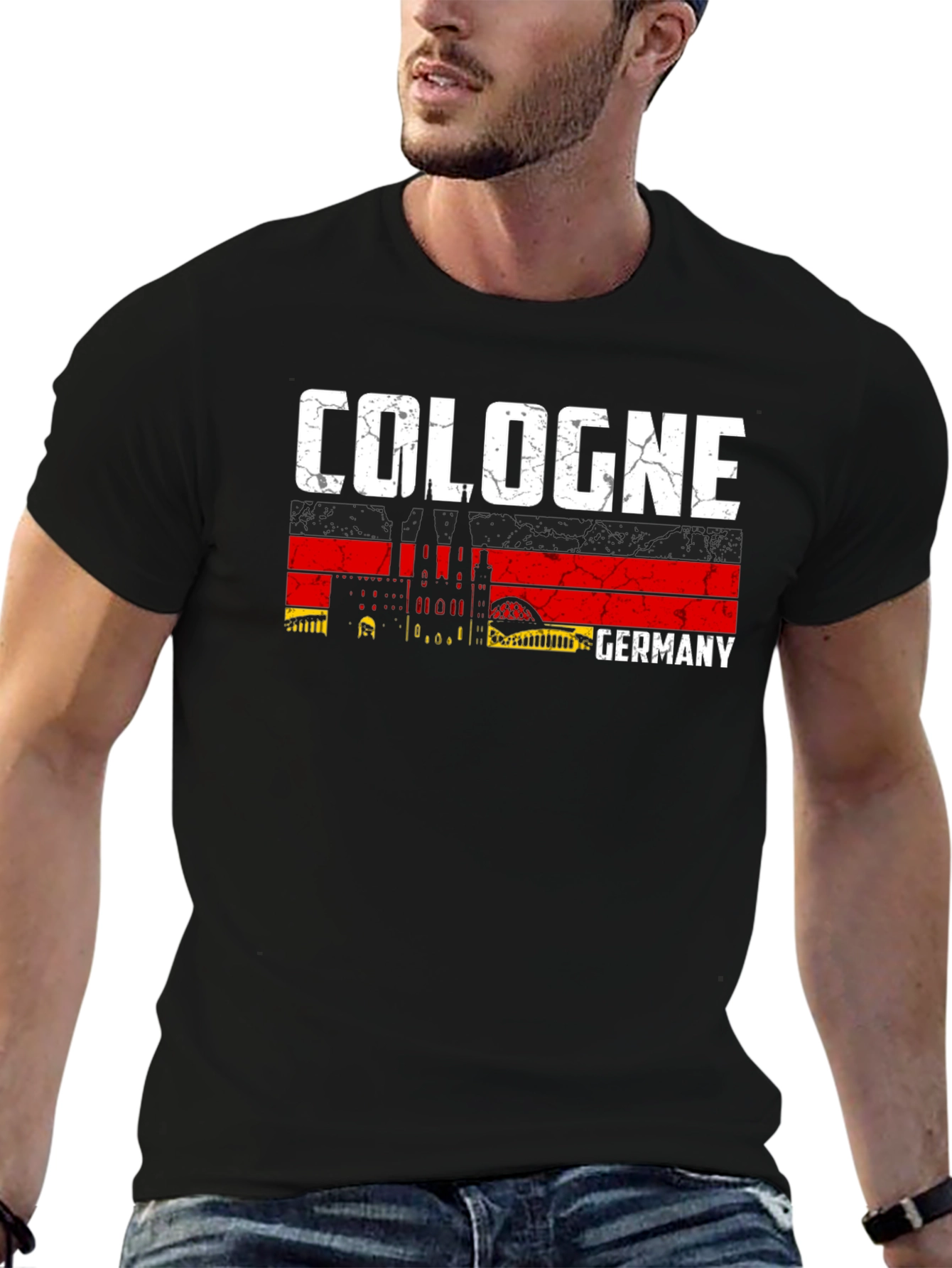 Cologne Germany T-Shirt City Skyline Graphic Tee