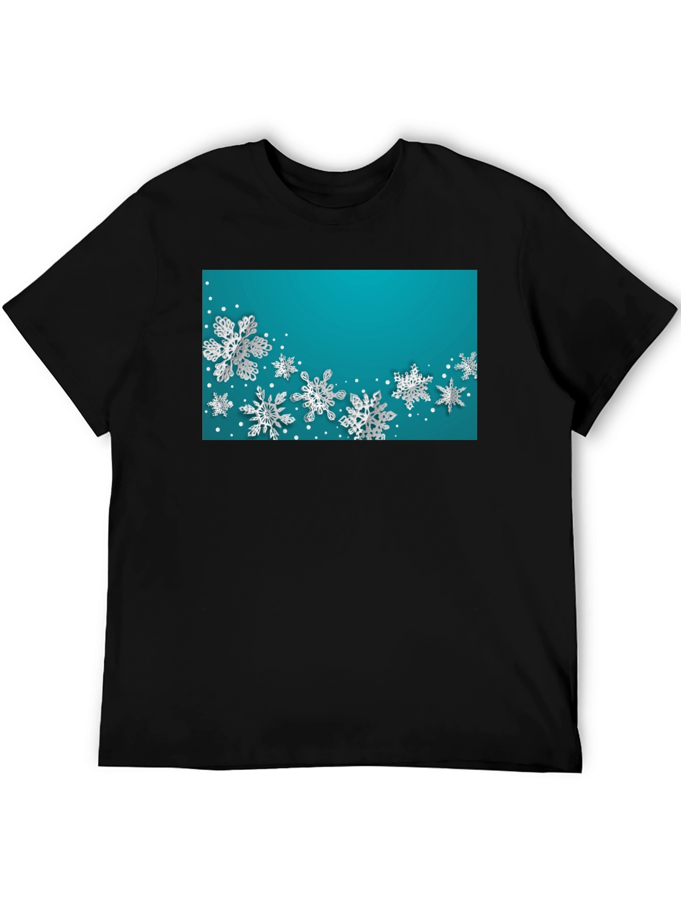 Snowflake Graphic Tee - Winter Holiday Style