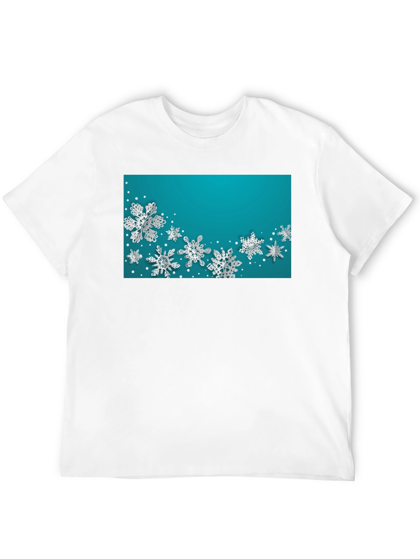 Snowflake Graphic Tee - Winter Holiday Style