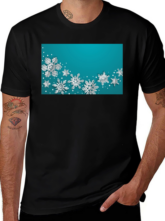 Snowflake Graphic Tee - Winter Holiday Style