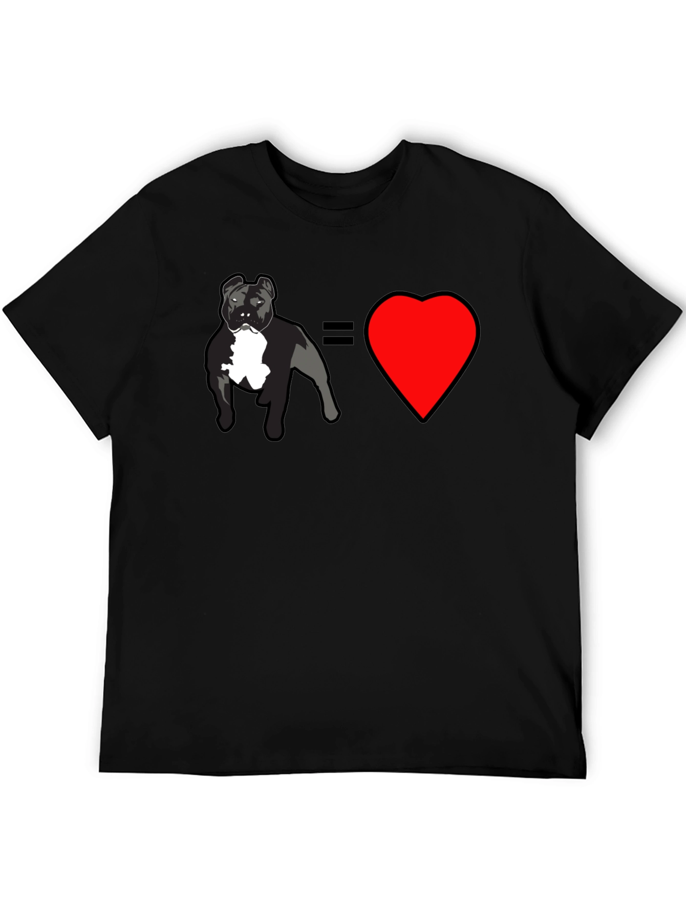 Dog Equals Love Graphic T-Shirt