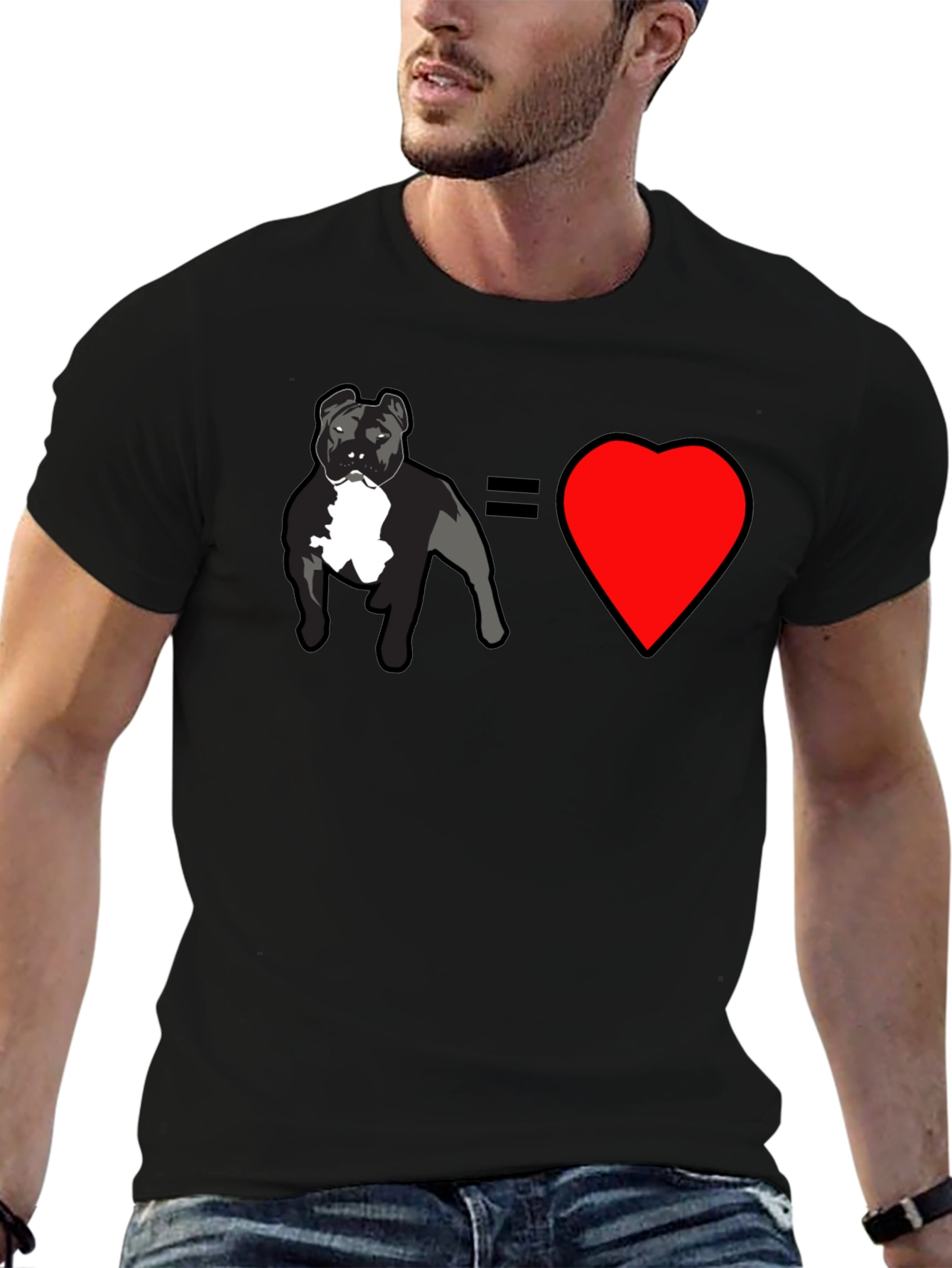 Dog Equals Love Graphic T-Shirt