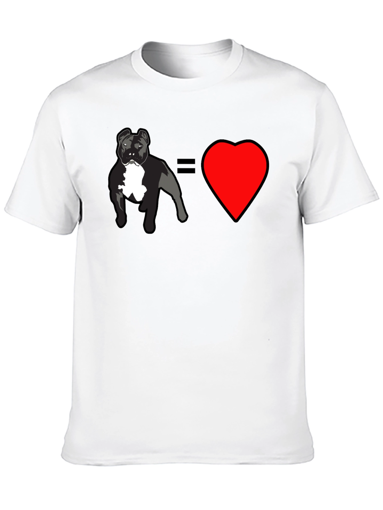 Dog Equals Love Graphic T-Shirt