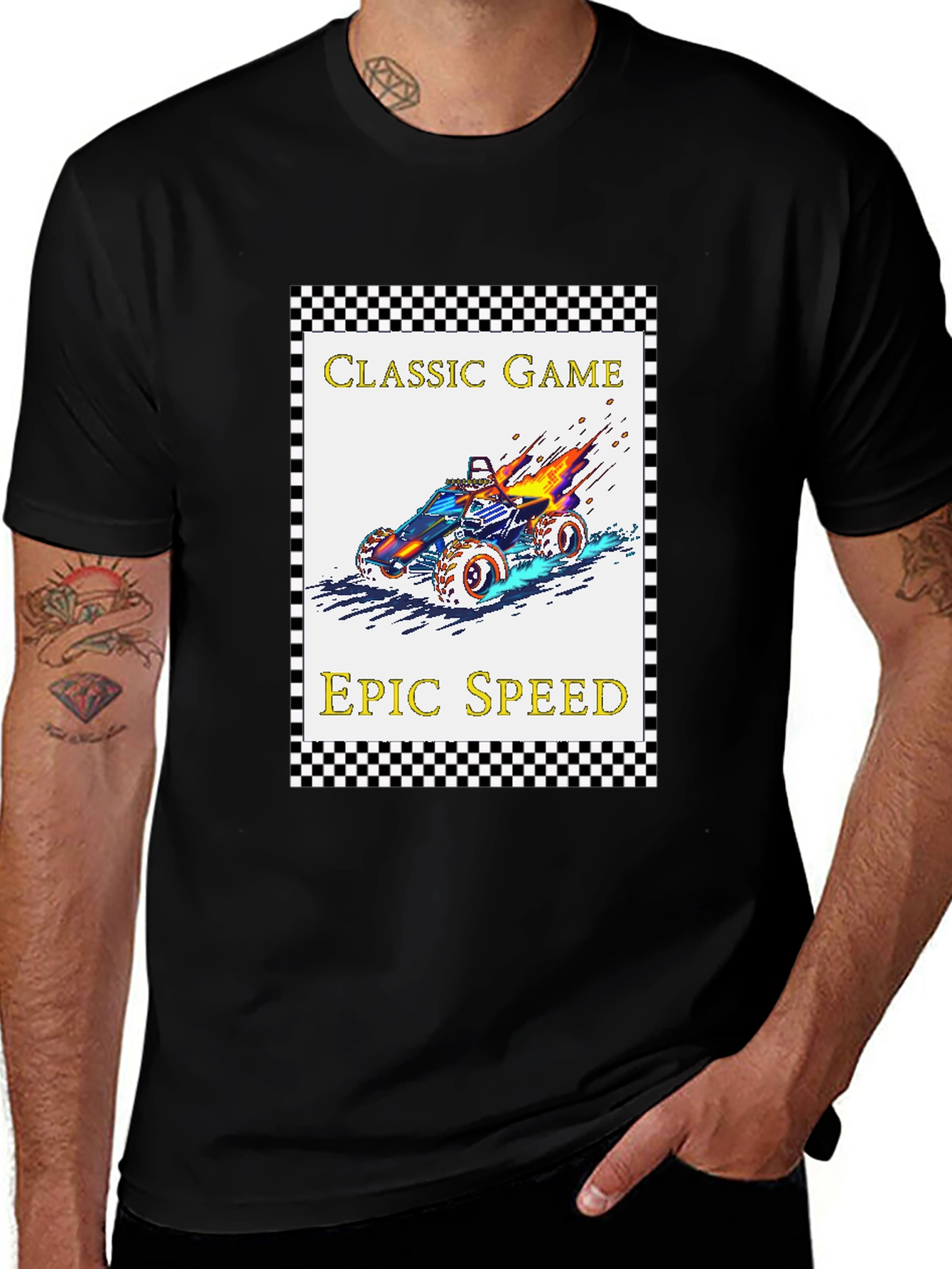 Classic Game Epic Speed Black T-Shirt