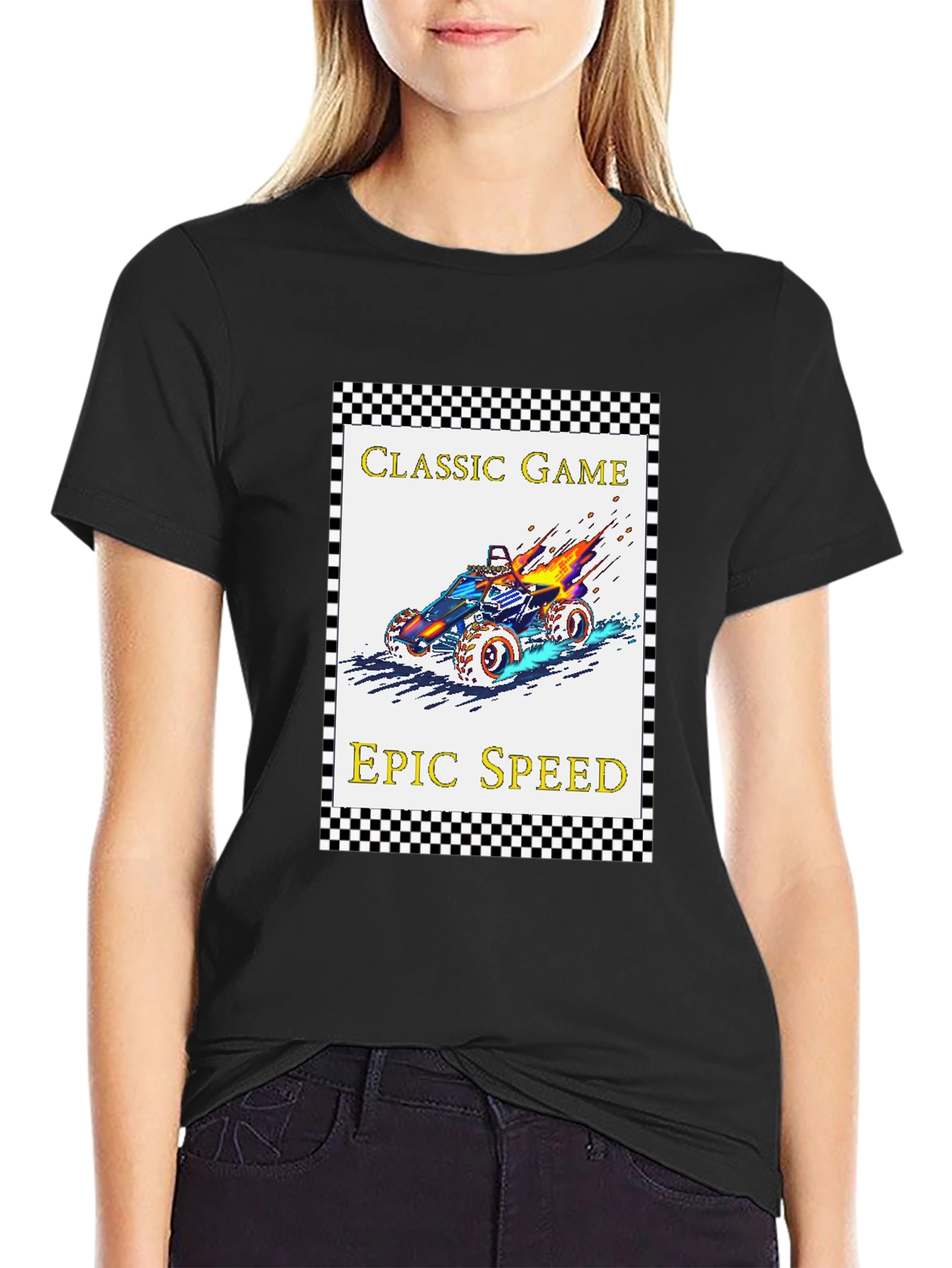 Classic Game Epic Speed Black T-Shirt