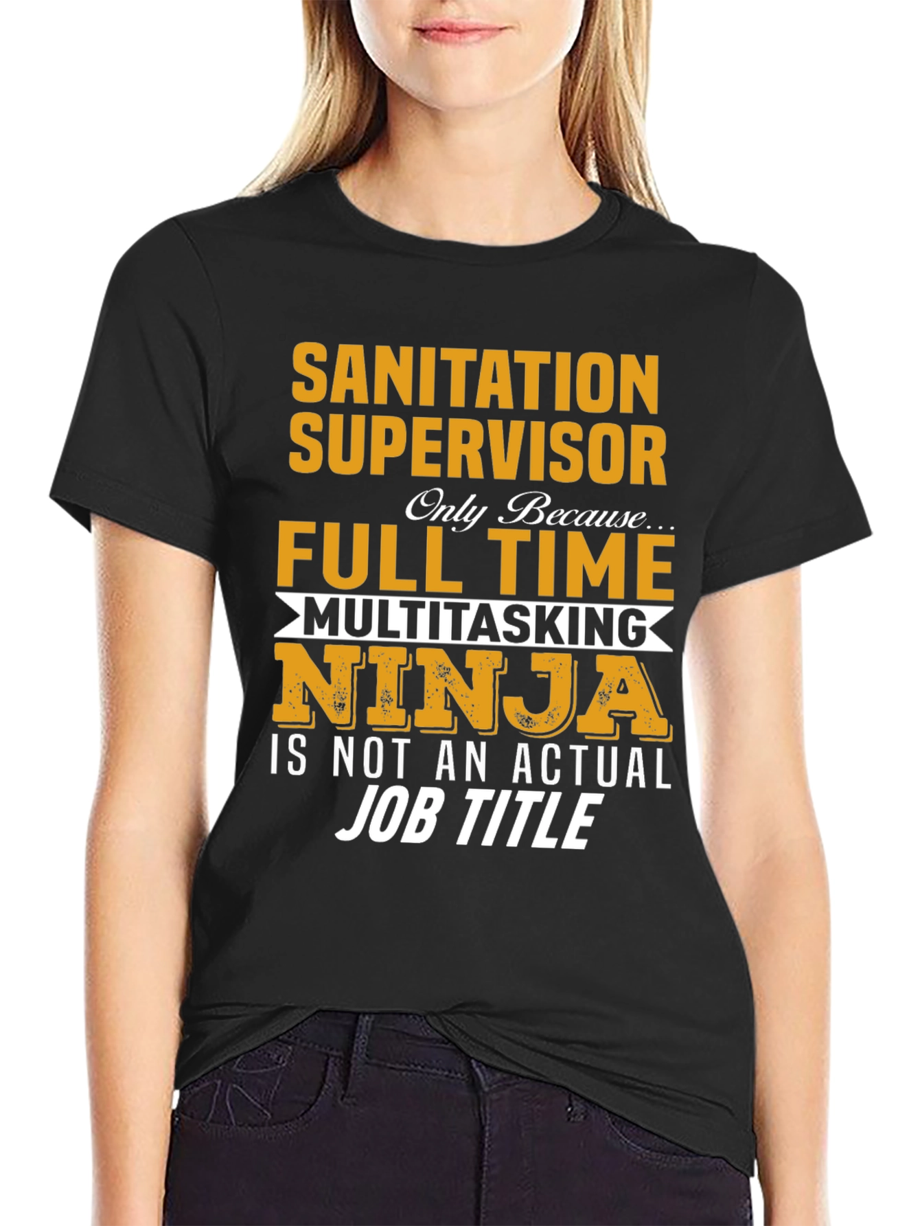 Sanitation Supervisor Novelty Graphic T-Shirt