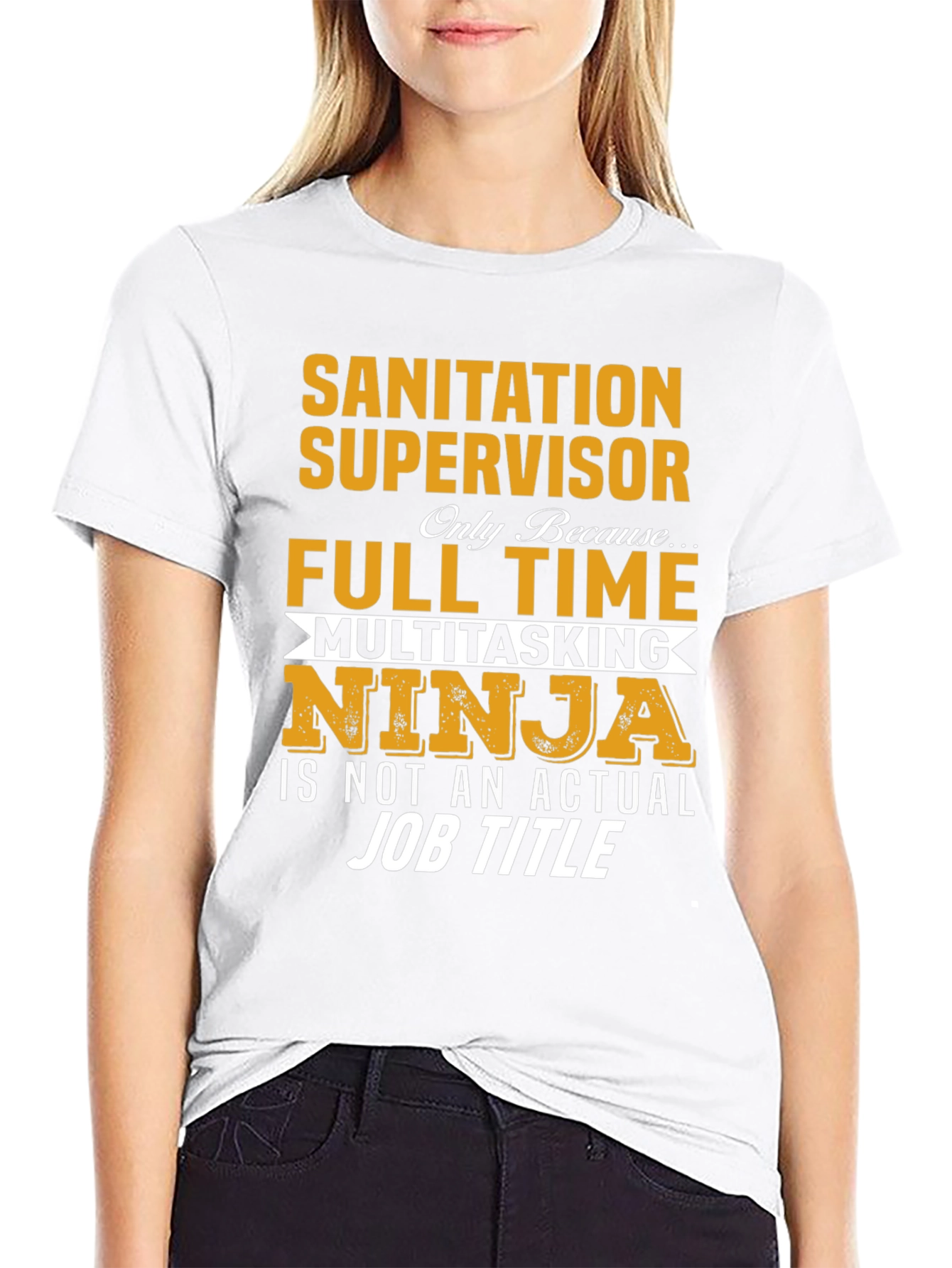 Sanitation Supervisor Novelty Graphic T-Shirt