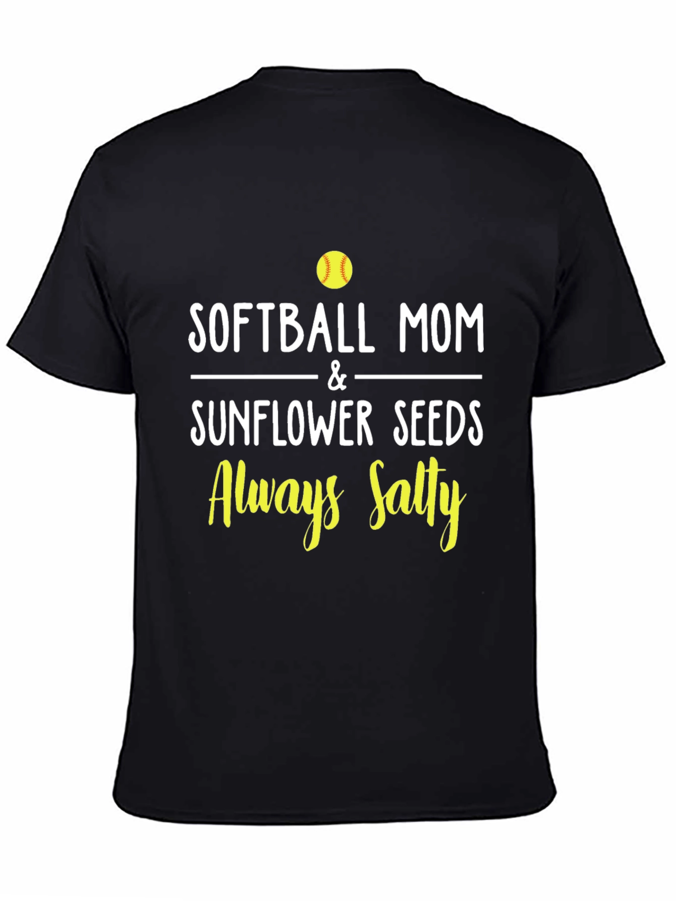 Softball Mom Always Salty Graphic Tee