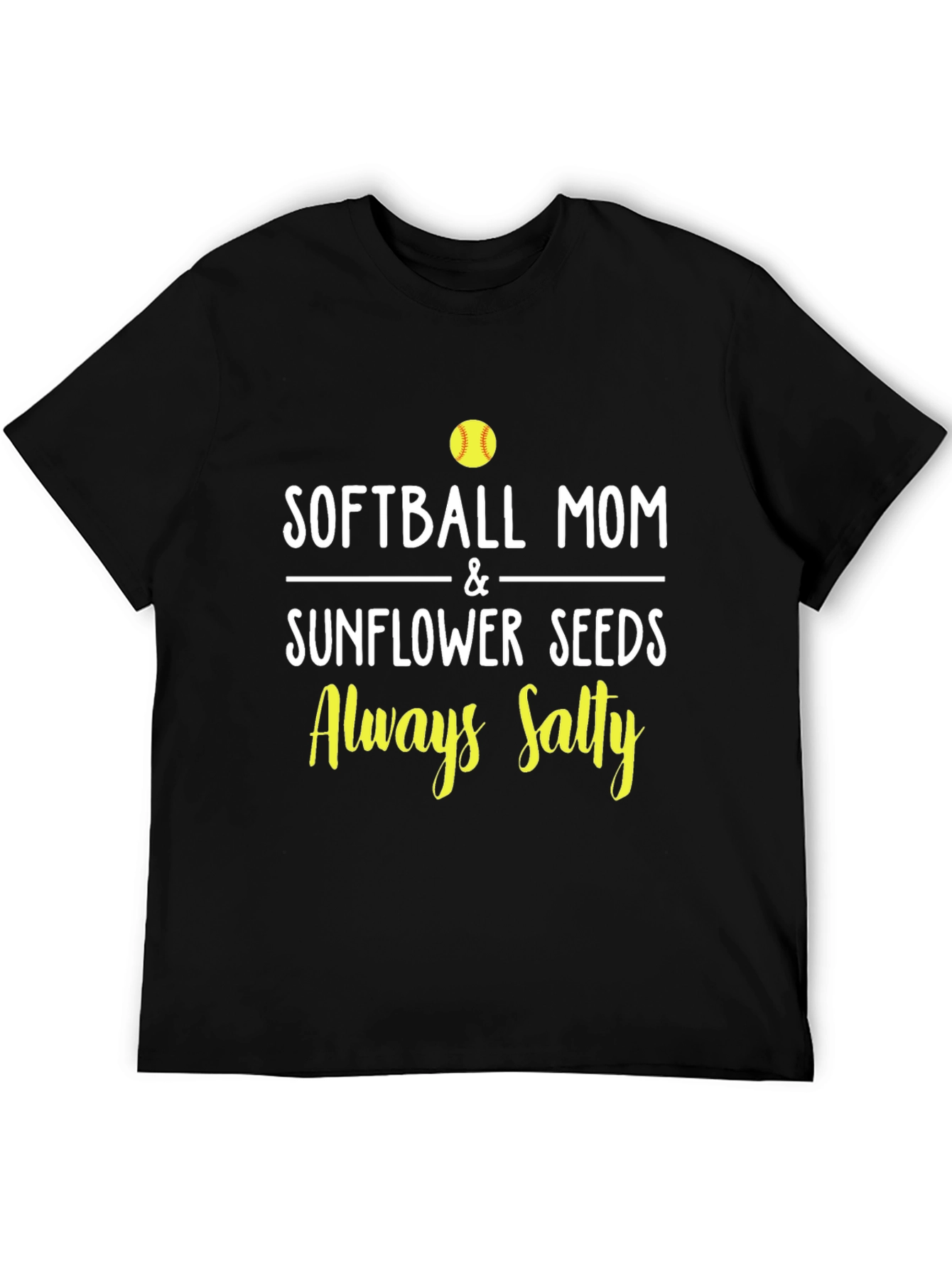 Softball Mom Always Salty Graphic Tee