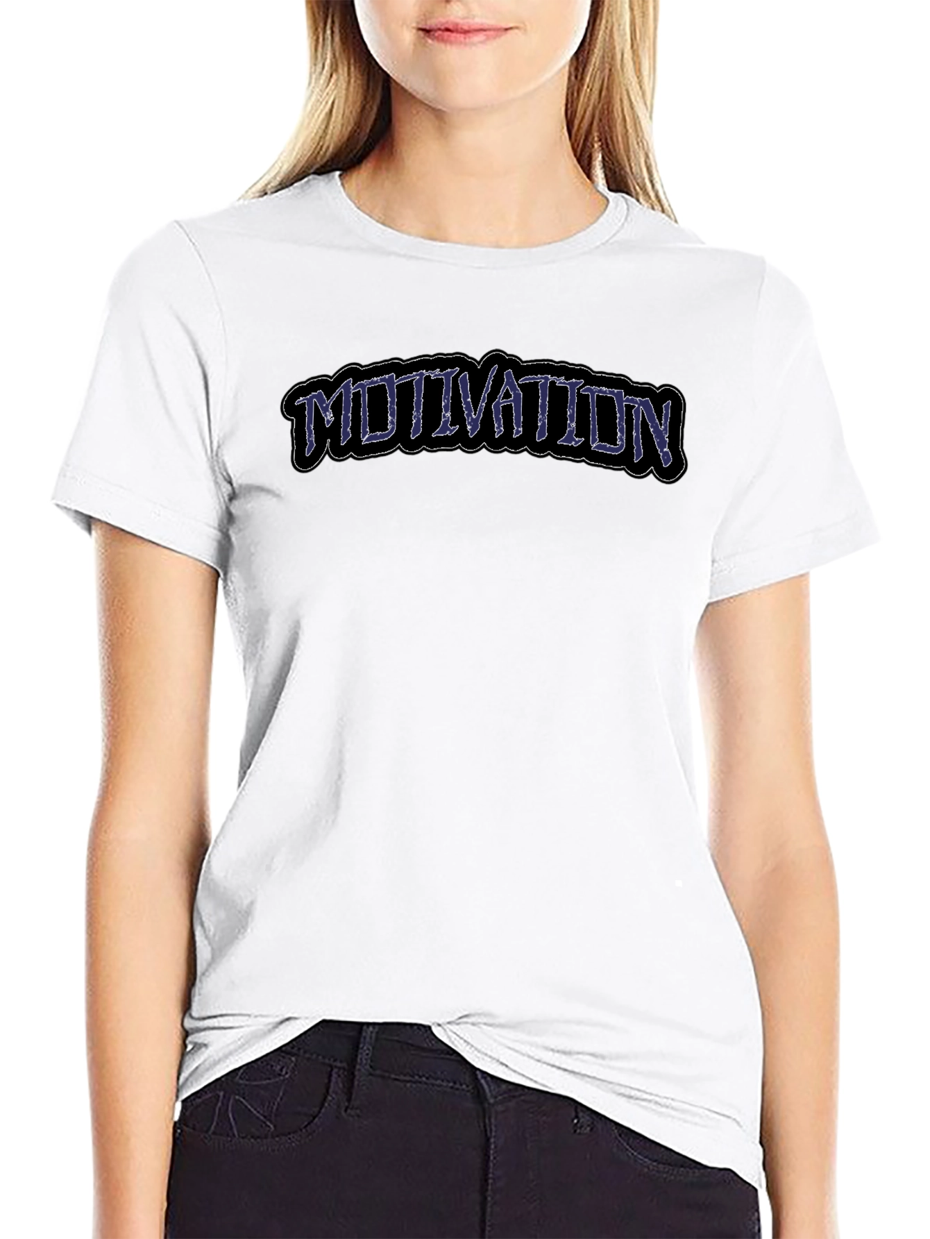 Motivation Graphic Print T-Shirt