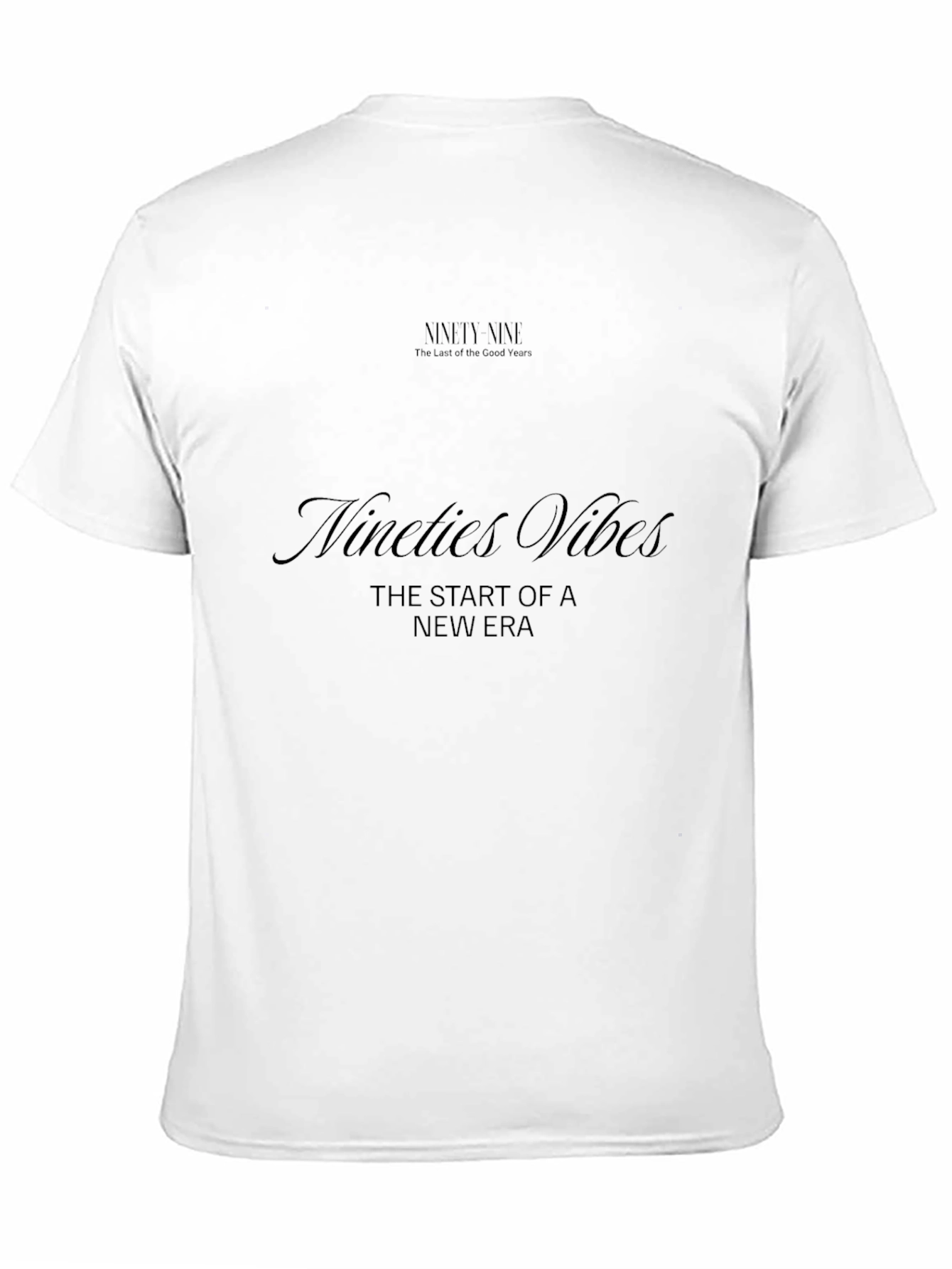 Nineties Vibes Black T-Shirt