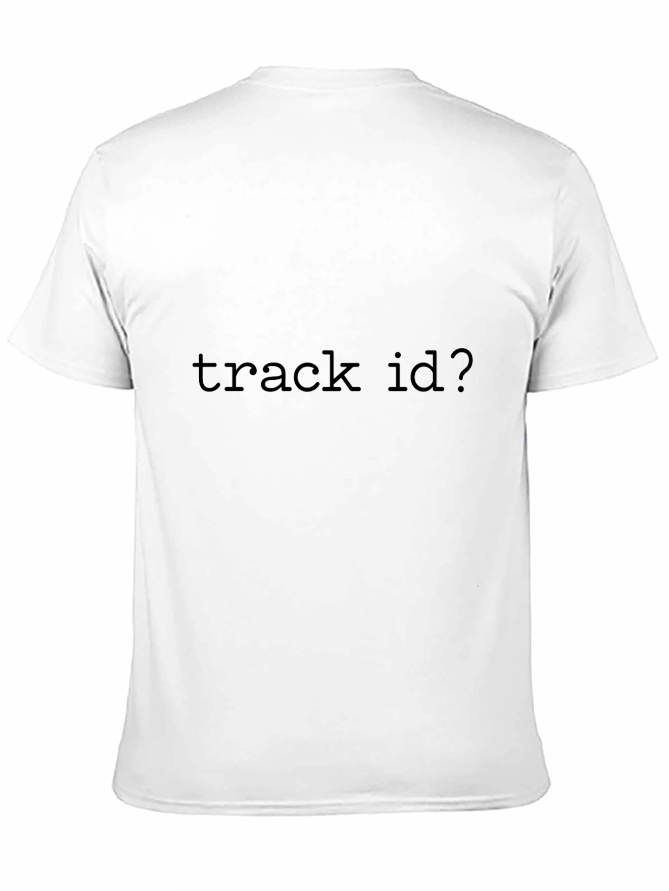 Track ID? Black T-Shirt - Music Lover Tee