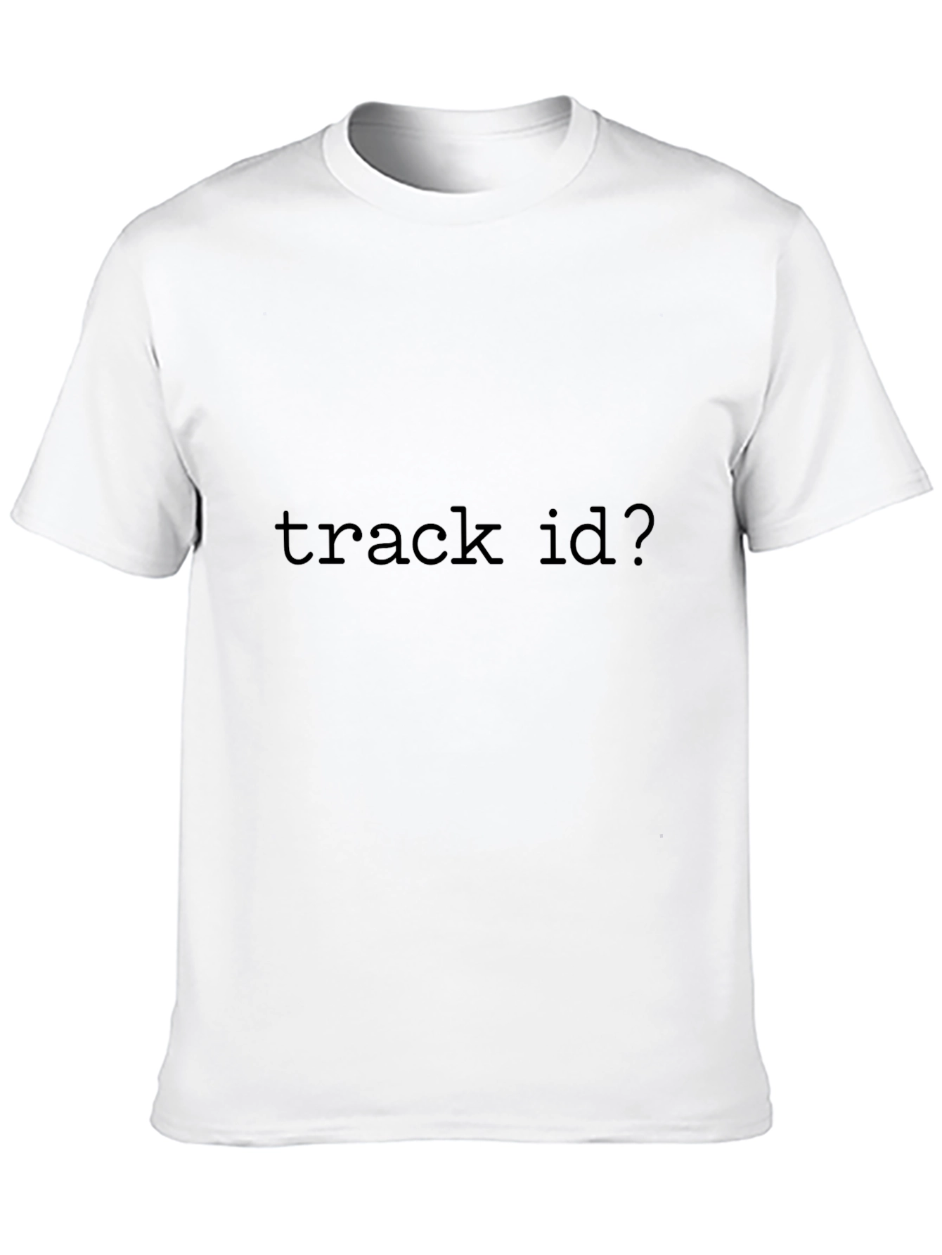 Track ID? Black T-Shirt - Music Lover Tee
