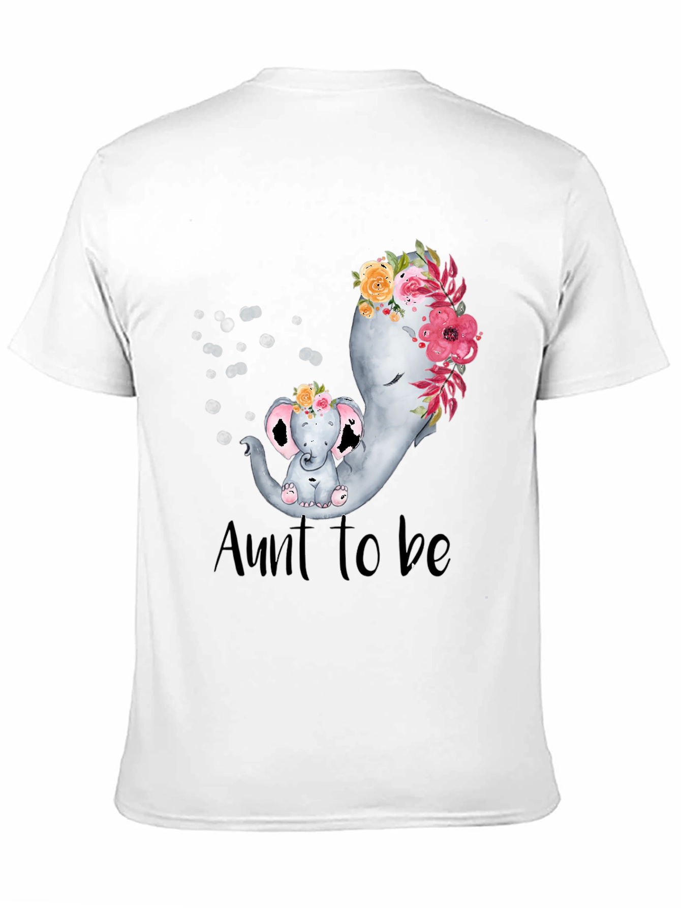 Cute Elephant Aunt To Be T-Shirt