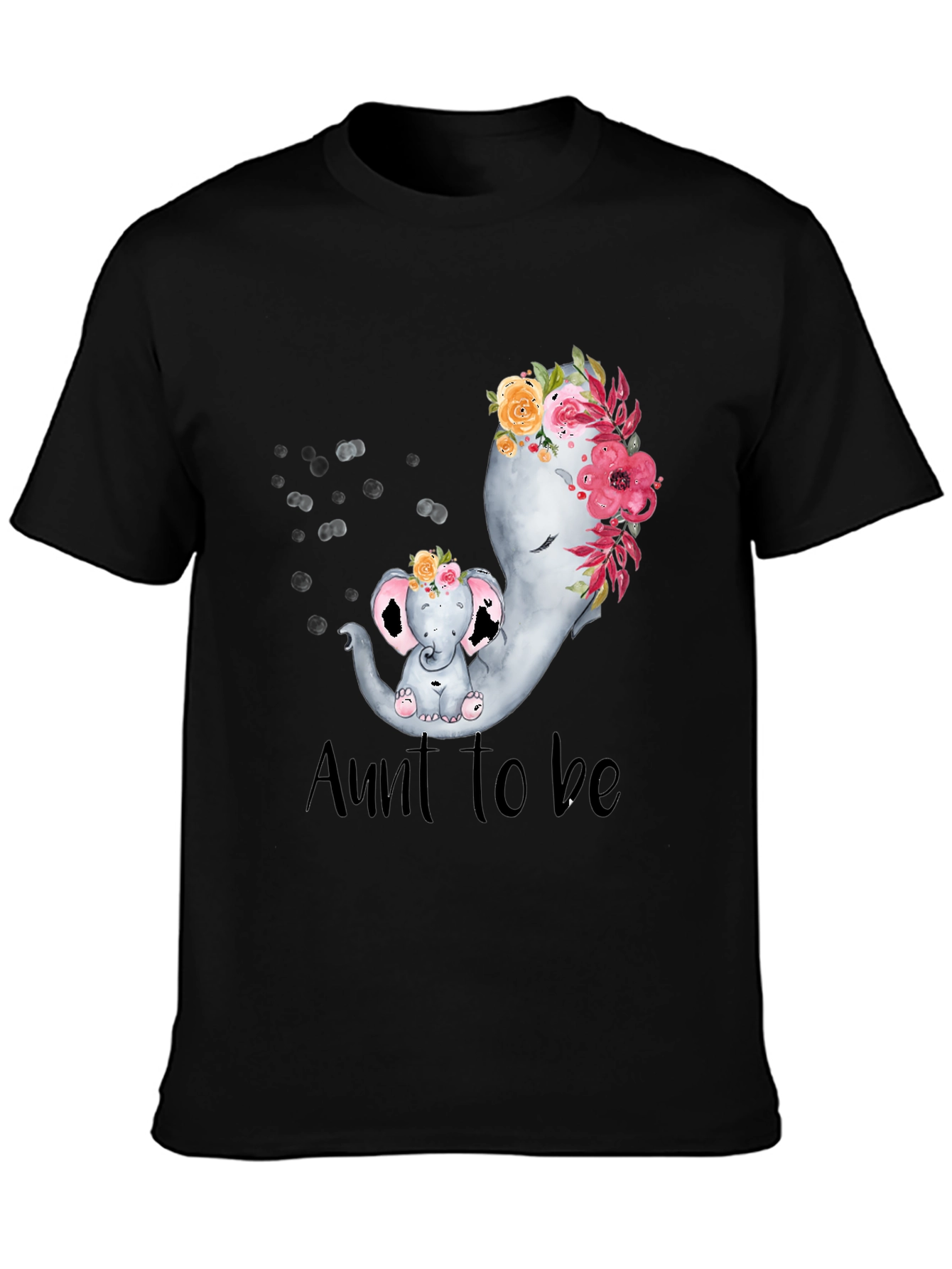 Cute Elephant Aunt To Be T-Shirt